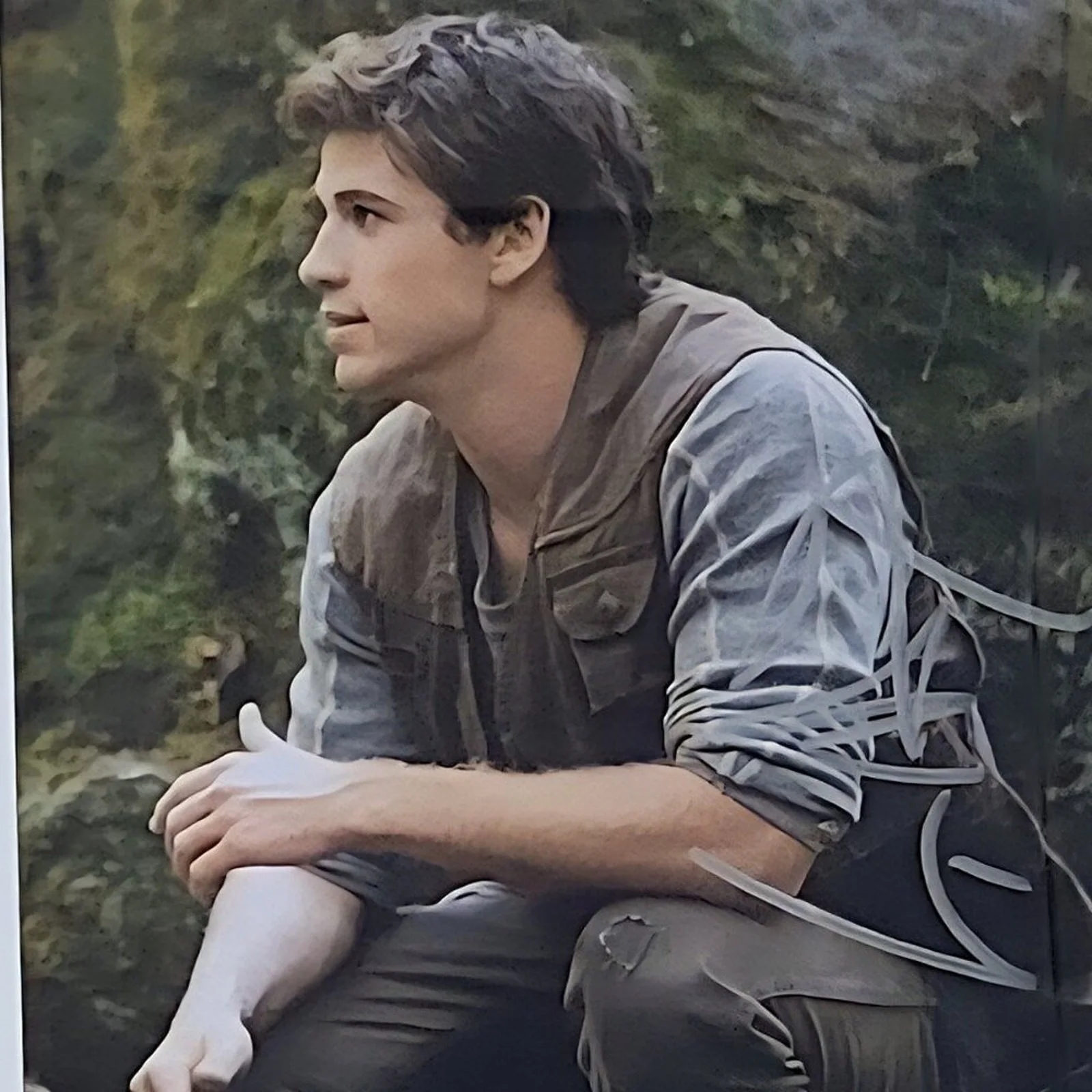 Liam Hemsworth Signed Autograph Hunger Games 11X14 Framed & Matted COA, image 2
