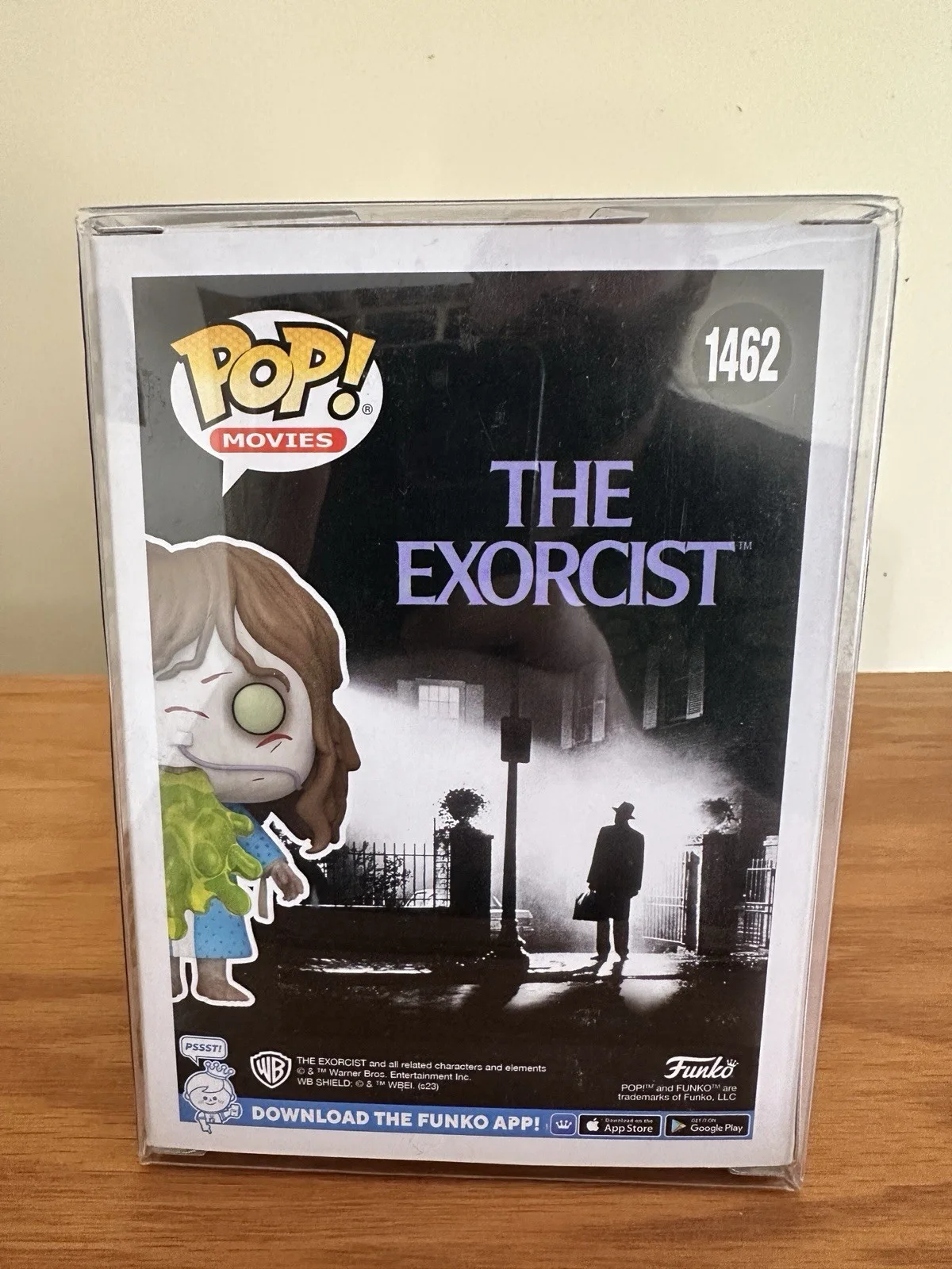 Regan Puking Linda Blair Autographed Exorcist Funko Pop Hot Topic Exclusive JSA, image 3