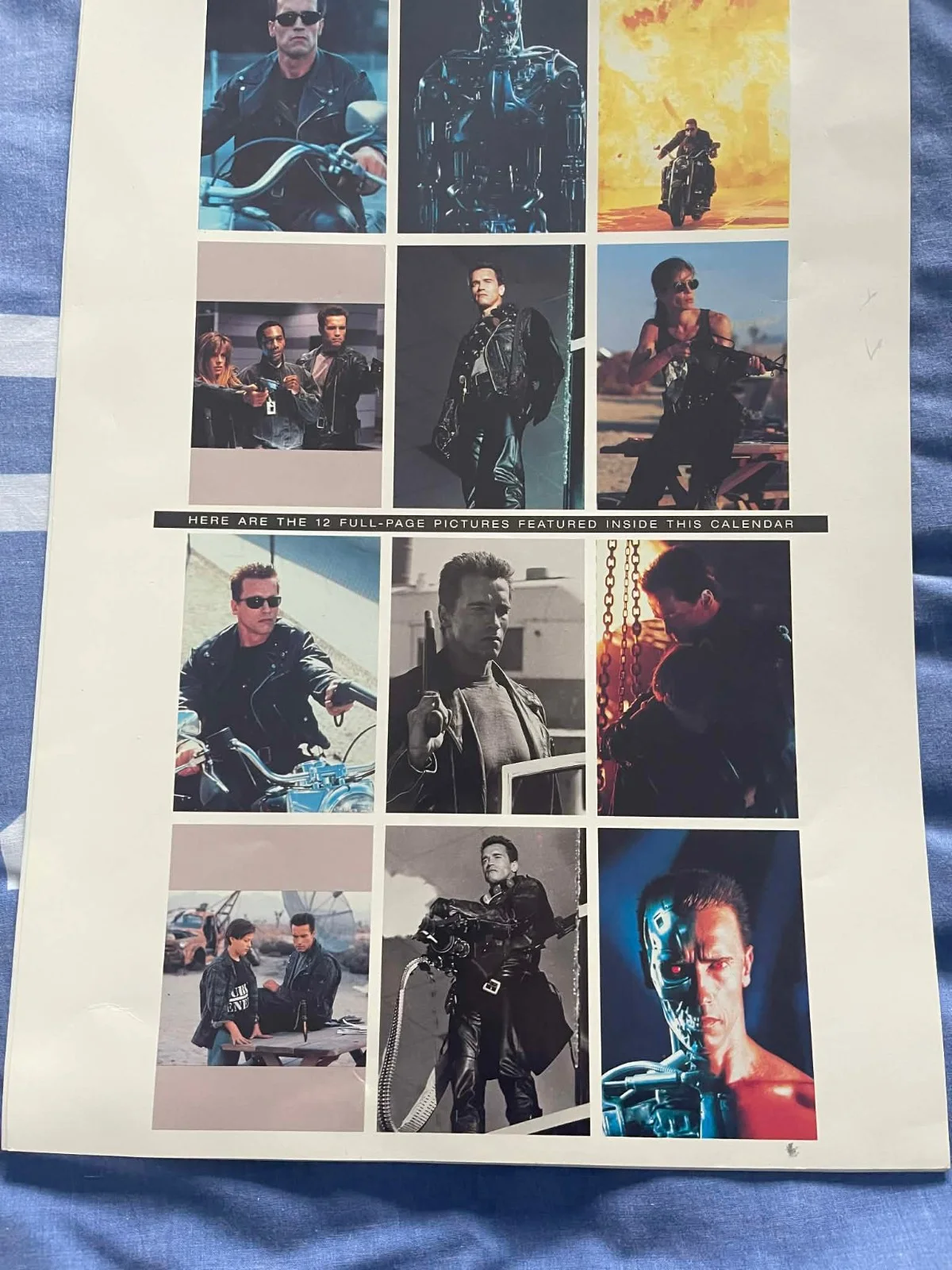 Terminator 2 Judgement Day - Offical 1992 Calendar, image 2