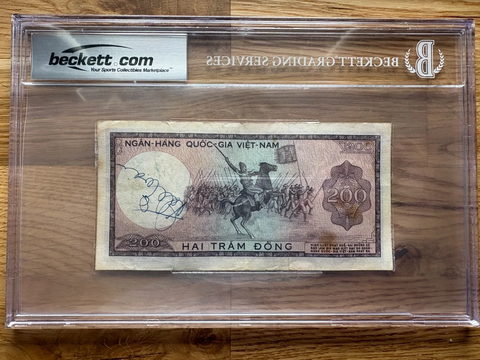 Roy Rogers / Dale Evans USO South Vietnam War Authenticated Autographed Currency, изображение 2