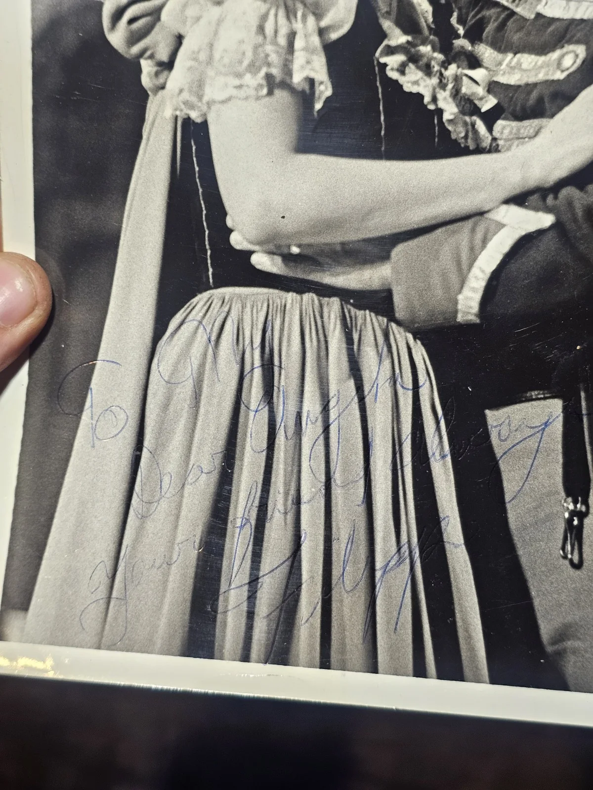 Irene Jaumillot Michel Dens Signed Opera Photo Madame Bovary 1963 Paris, изображение 4