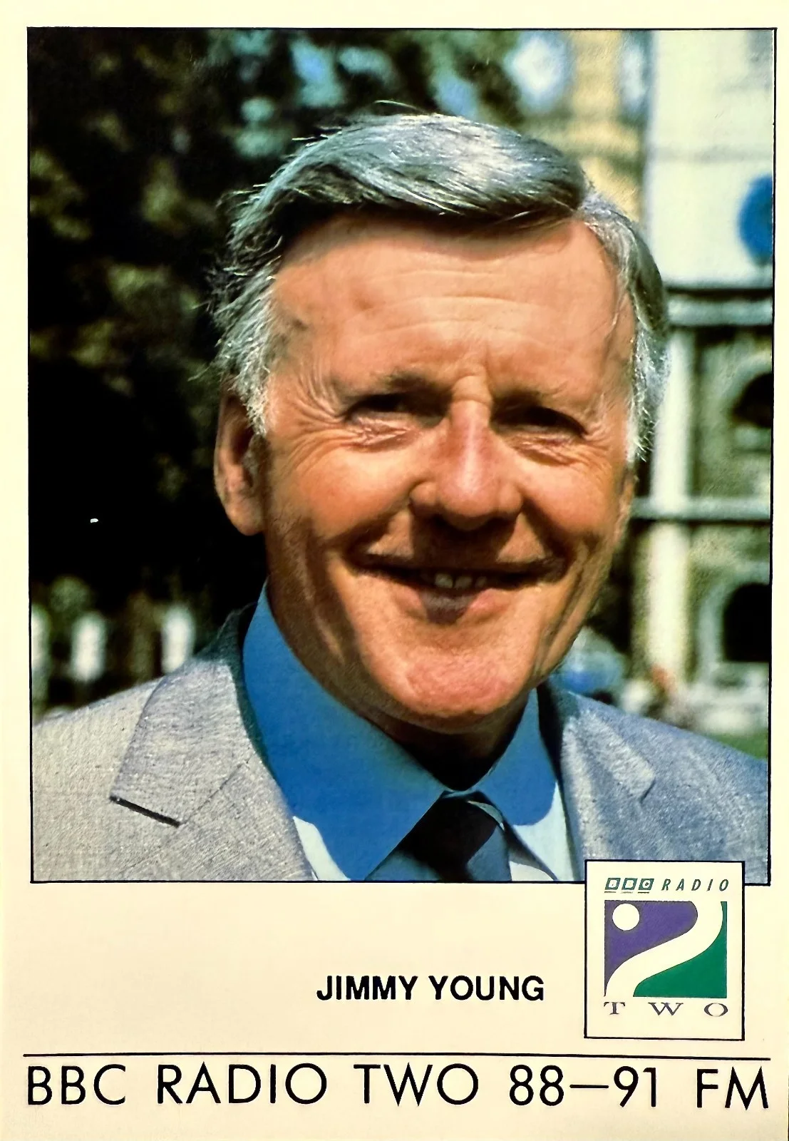 JIMMY YOUNG Signed Autographed 3x5 INDEX CARD English Singer Eternally BBC Radio, image 2