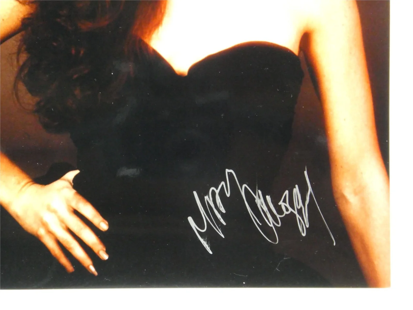 Mary Crosby — Mary Crosby Signed 8x10 B&W Photo Autographed Dallas, image 2