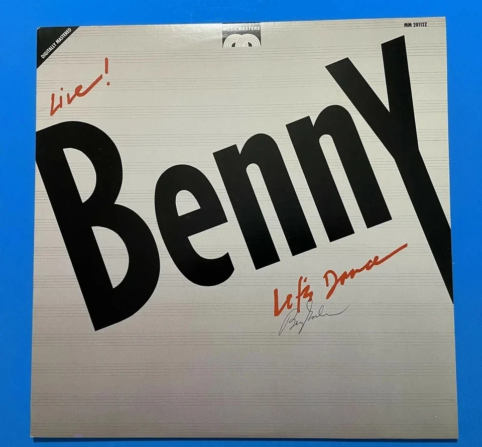 1986 Benny Goodman Signed Autographed Let's Dance LP Album Vinyl, image 2