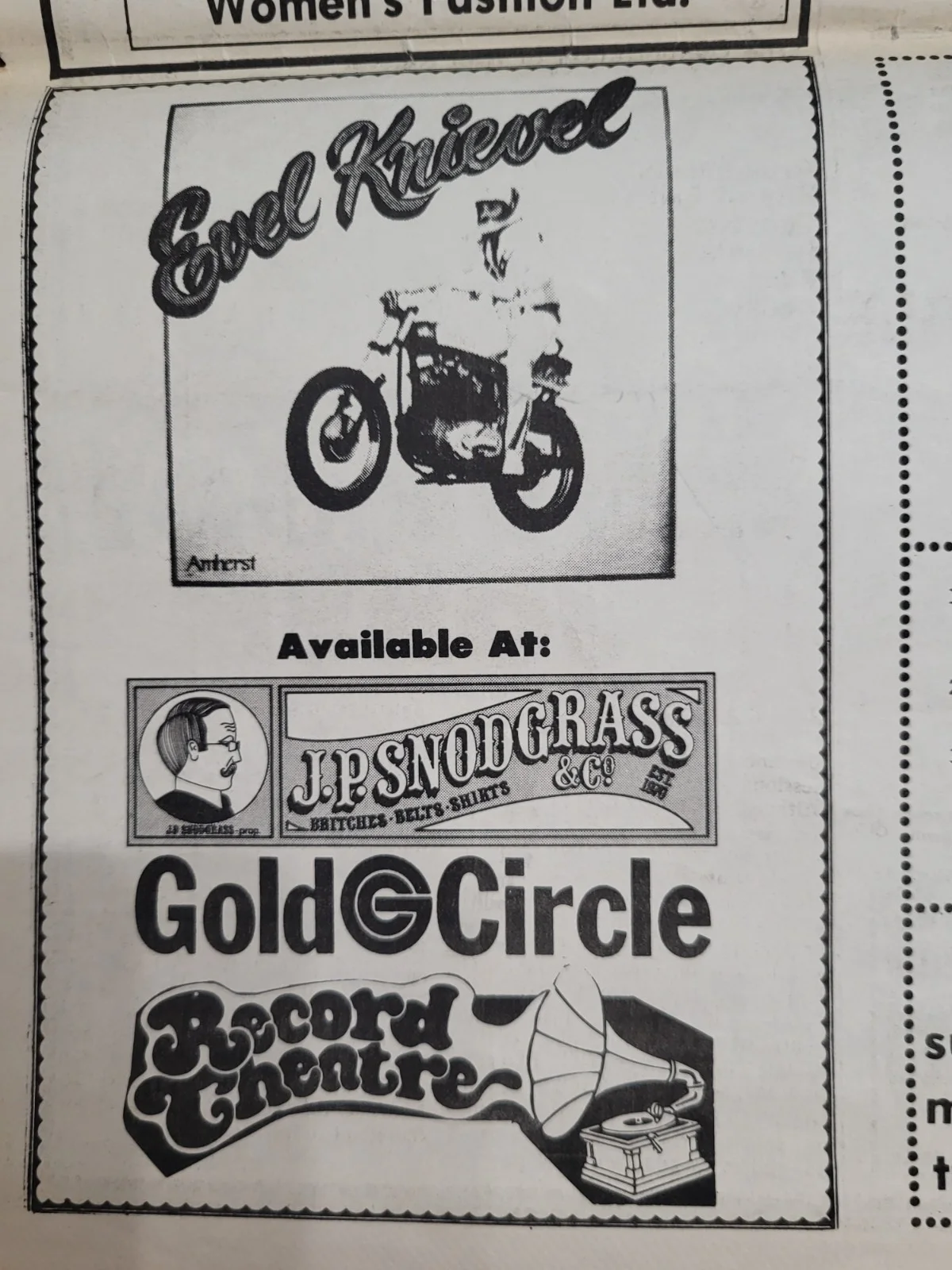 Evil Knievel — Vntg 1974 Ohio Pop Culture Zine EXIT - Evil Knievel Auto? Bad Co Pink Flamingos, изображение 5