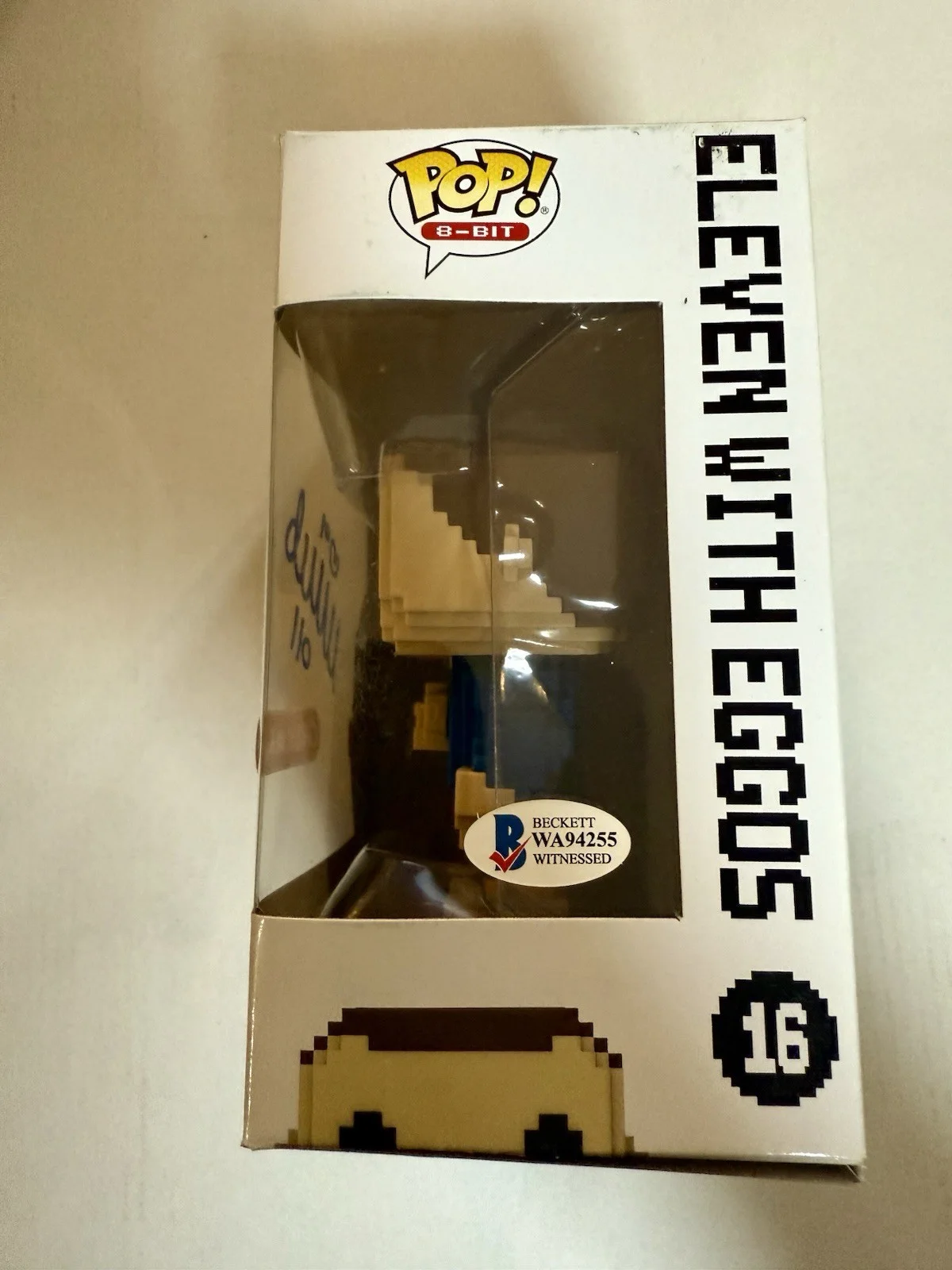 Millie Bobbie Brown Signed Funko Pop Stranger Things Beckett Witnessed, изображение 5