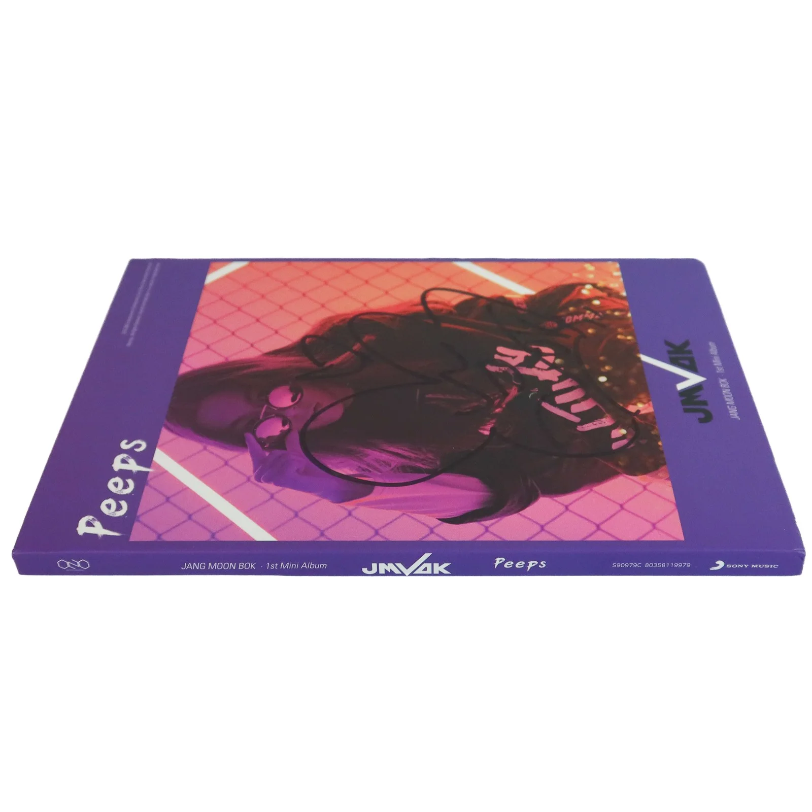 Jang Moon Bok - Peeps 1st Mini Album Signed Promo CD 2017 Limitless JMVOK, image 4