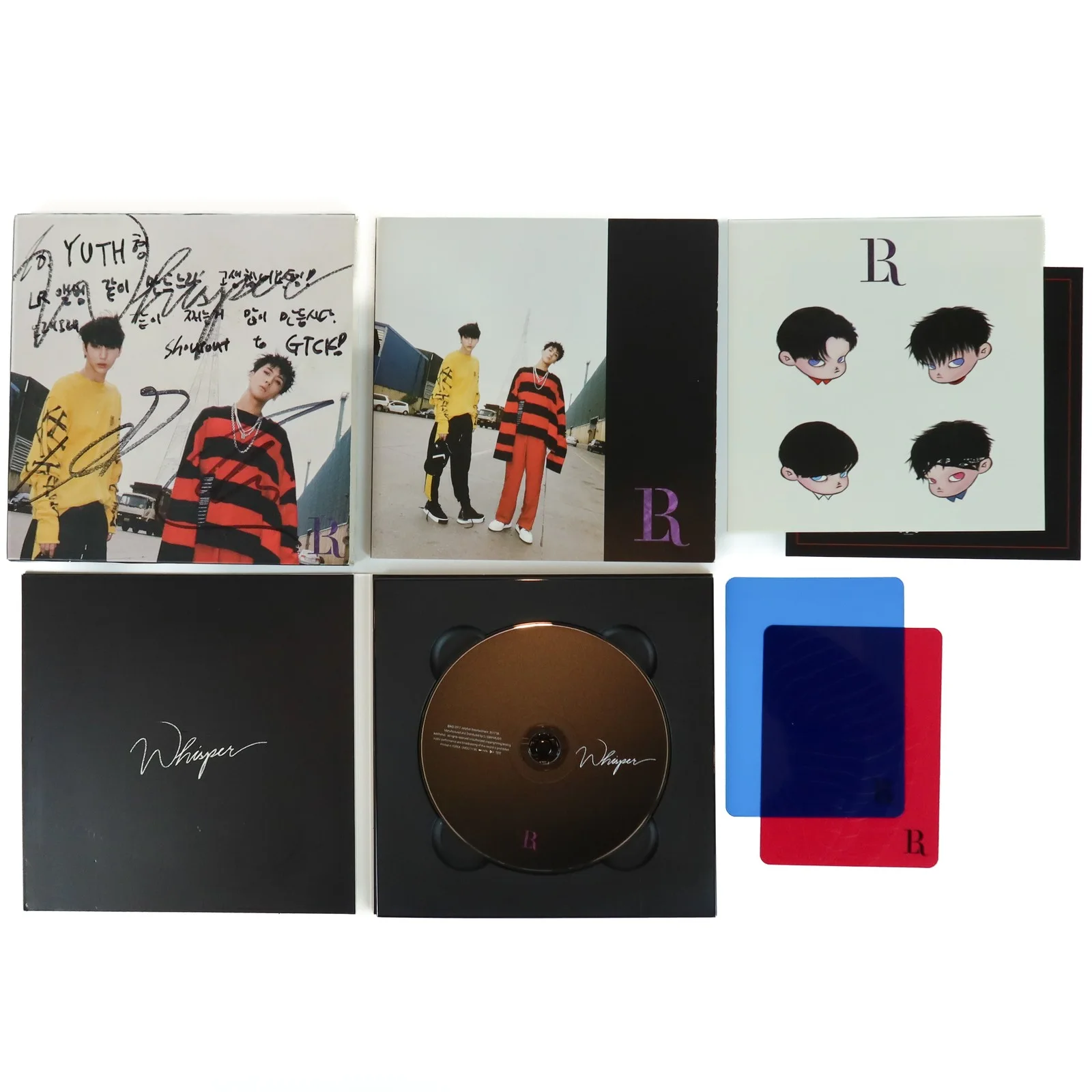 Vixx LR - Whisper 2nd Mini Album Signed + Message Promo CD 2017, image 3