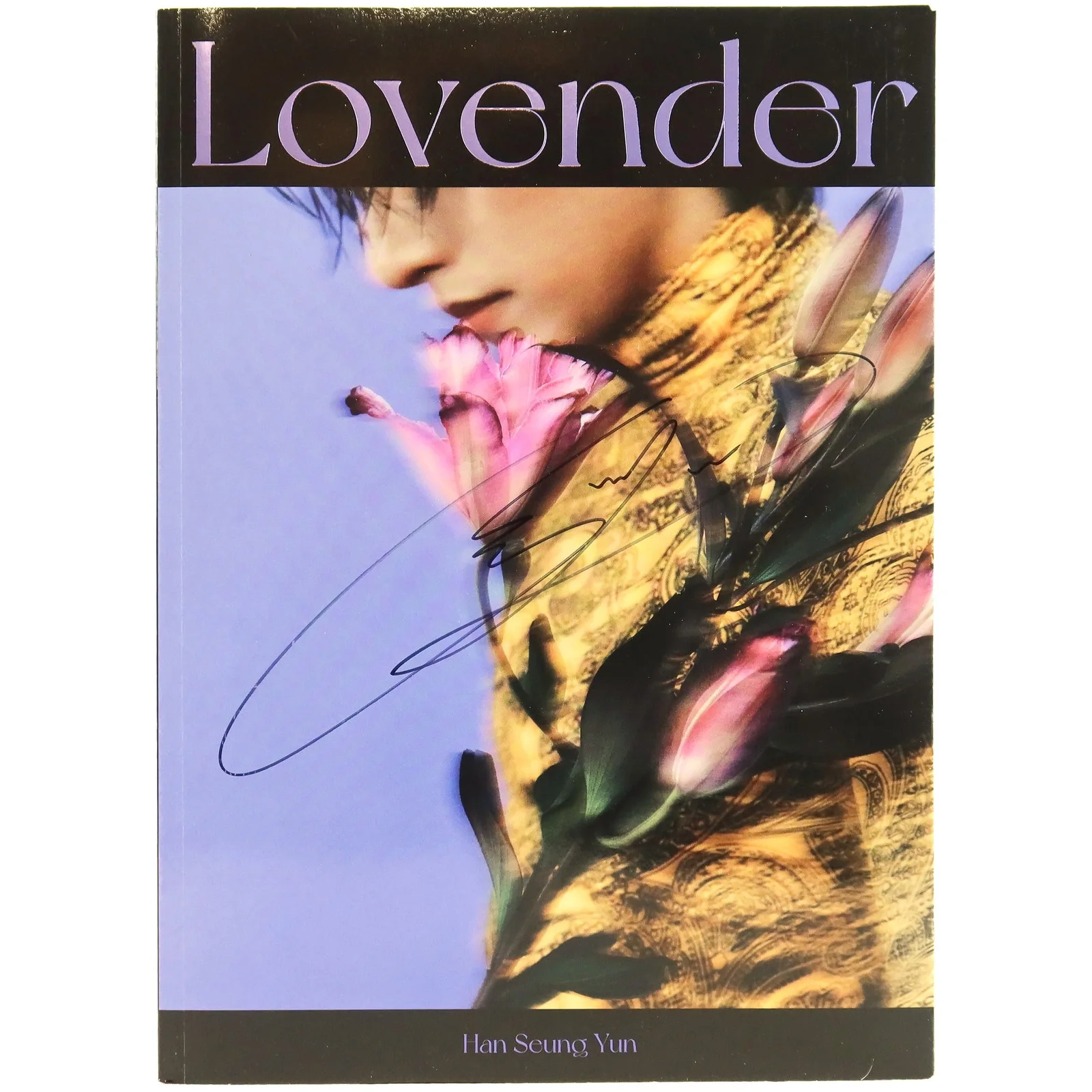 Han Seung Yun - Lovender 1st Mini Album Signed Promo CD Lunafly D82, изображение 2