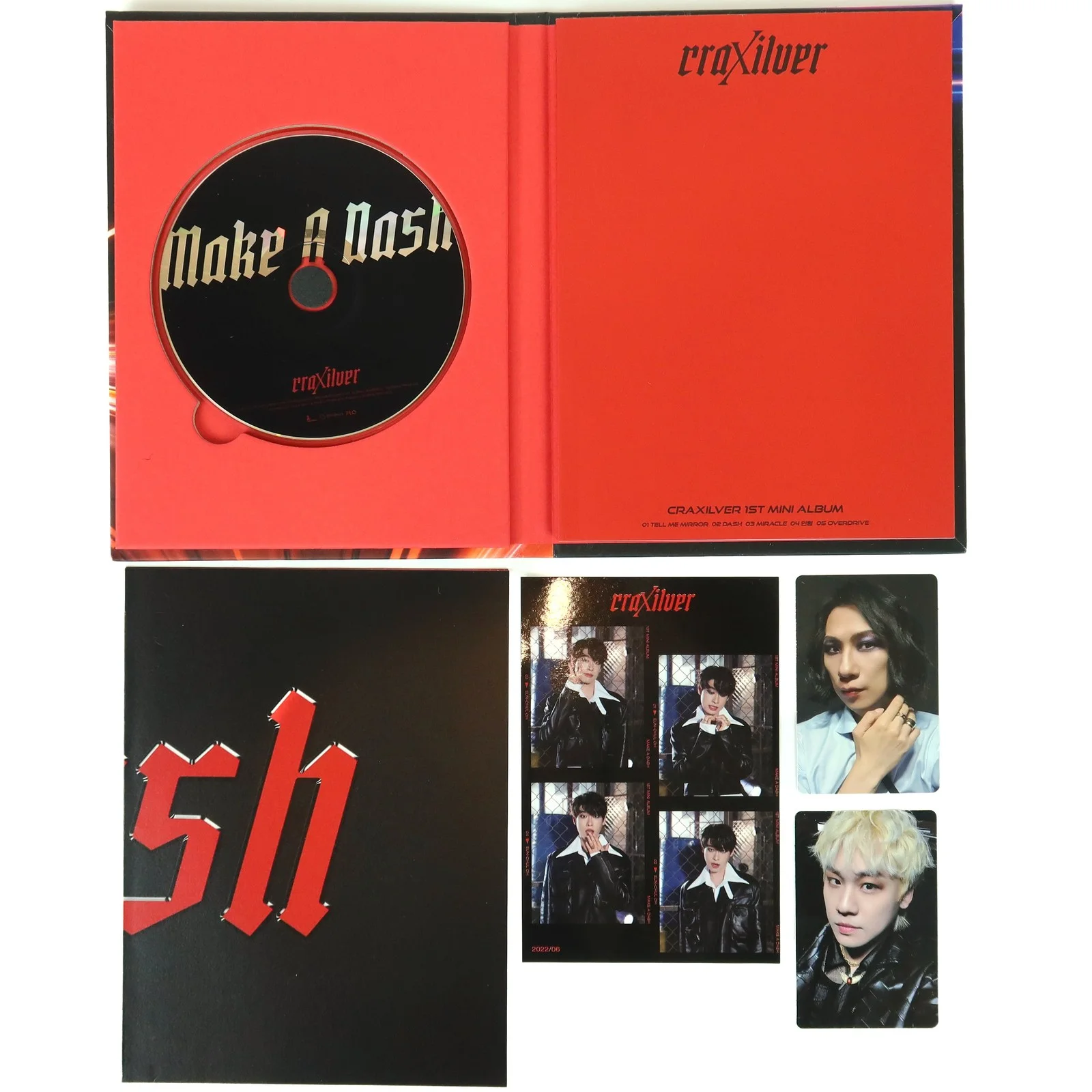 CraXilver - Make A Dash 1st Mini Album Signed CD Promo Rock K-Pop 2022, изображение 2