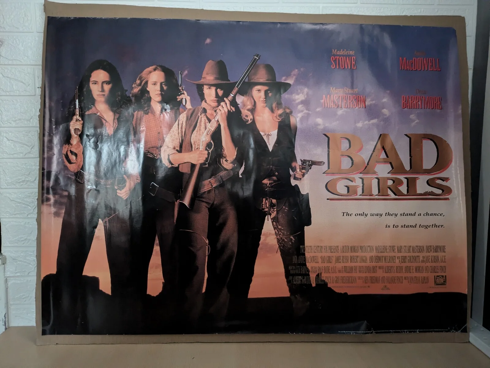 Vintage Cinema Quad Movie Posters Job Lot X 19 Genuine Film Displays 1990's, изображение 3