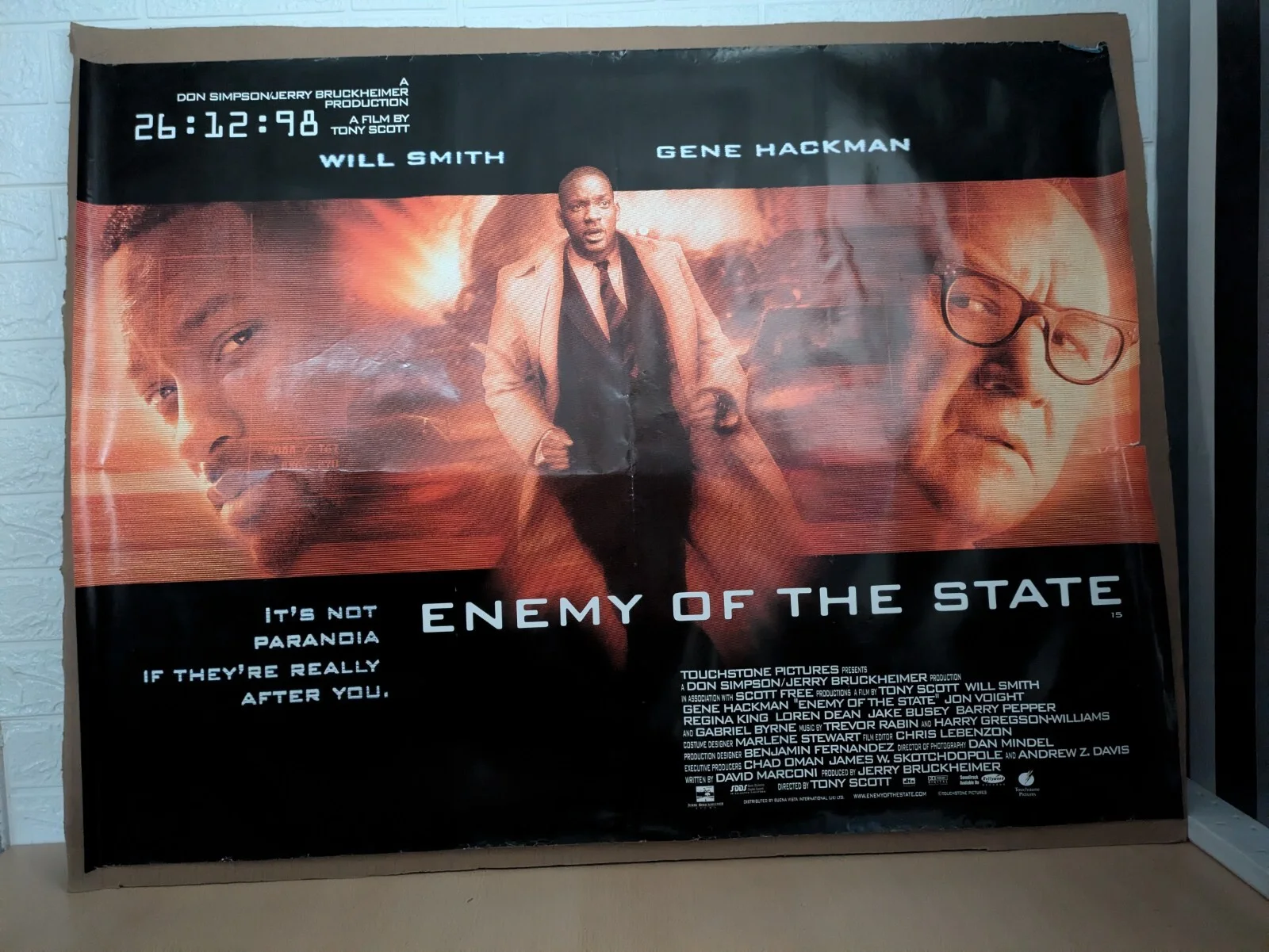 Vintage Cinema Quad Movie Posters Job Lot X 19 Genuine Film Displays 1990's, изображение 4