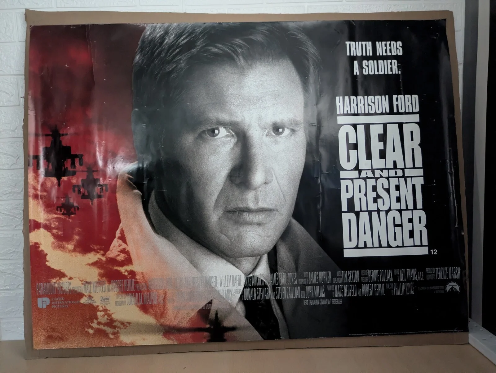 Vintage Cinema Quad Movie Posters Job Lot X 19 Genuine Film Displays 1990's, изображение 5
