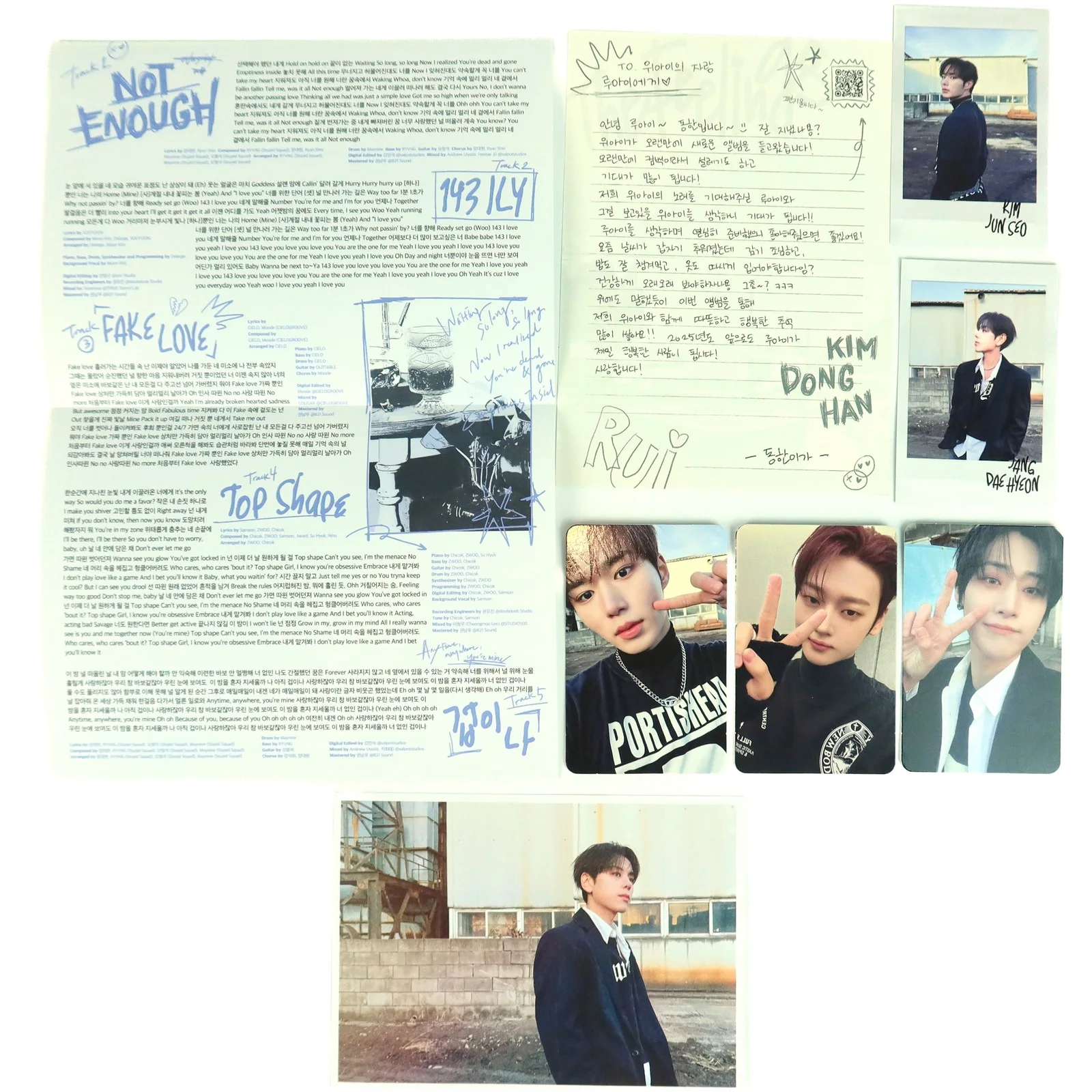 WEi - The Feelings [Turmoil Ver.] 7th Mini Album Signed CD Promo 2025, изображение 2