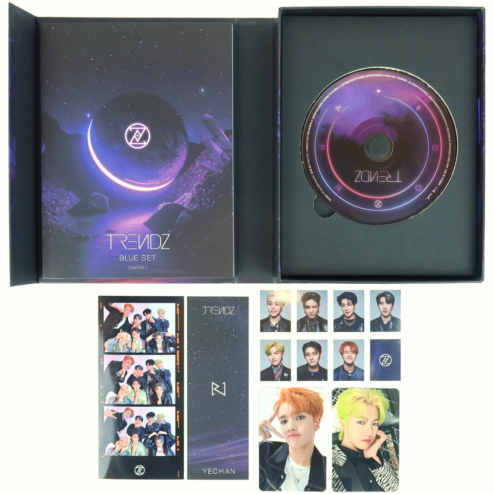 Trendz - Blue Set Chapter 2 [Choice] 2nd Mini Album Signed Promo CD 2022, изображение 2