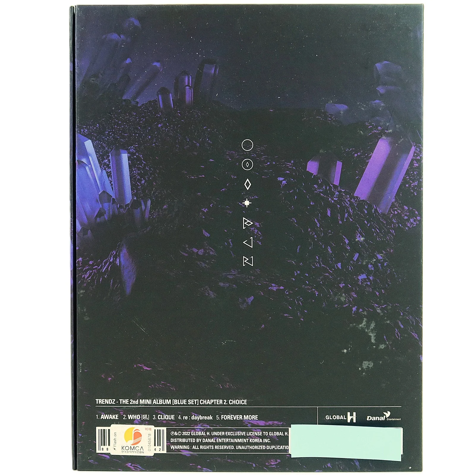 Trendz - Blue Set Chapter 2 [Choice] 2nd Mini Album Signed Promo CD 2022, изображение 3
