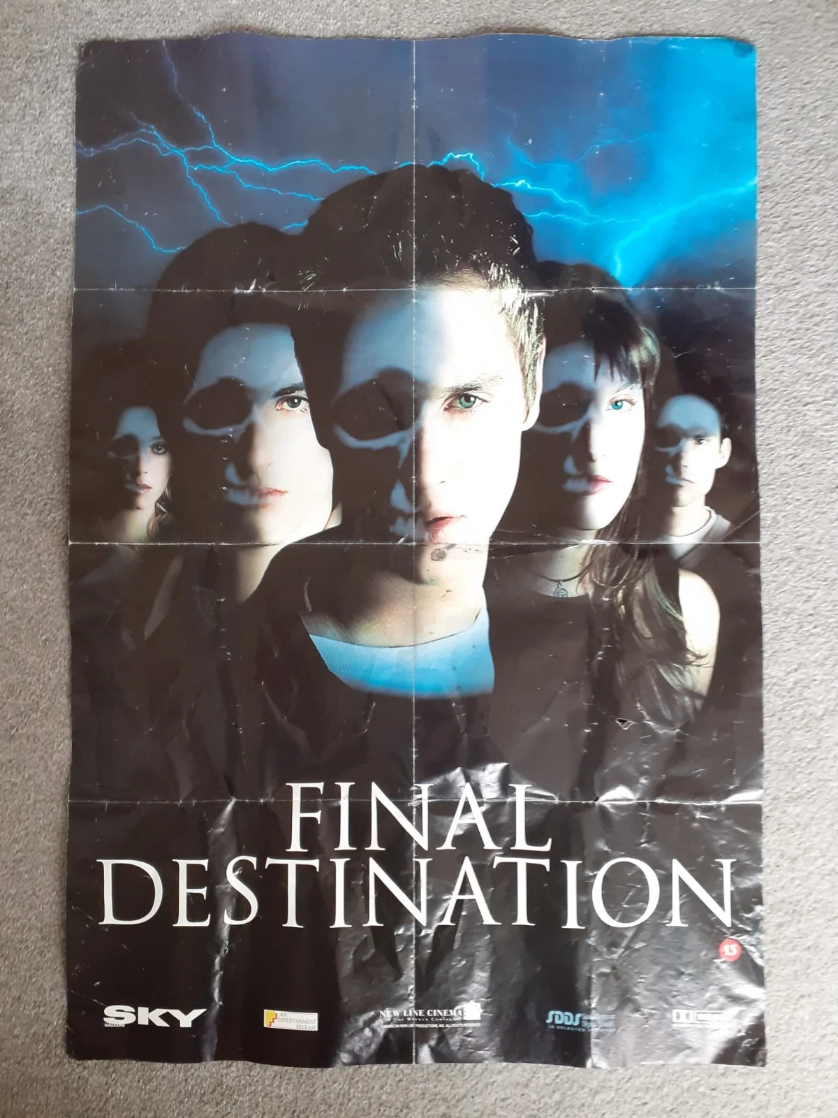 Vintage Two Sided Final Destination Film And Buffy Vampire Slayer Poster 23x34", image 3