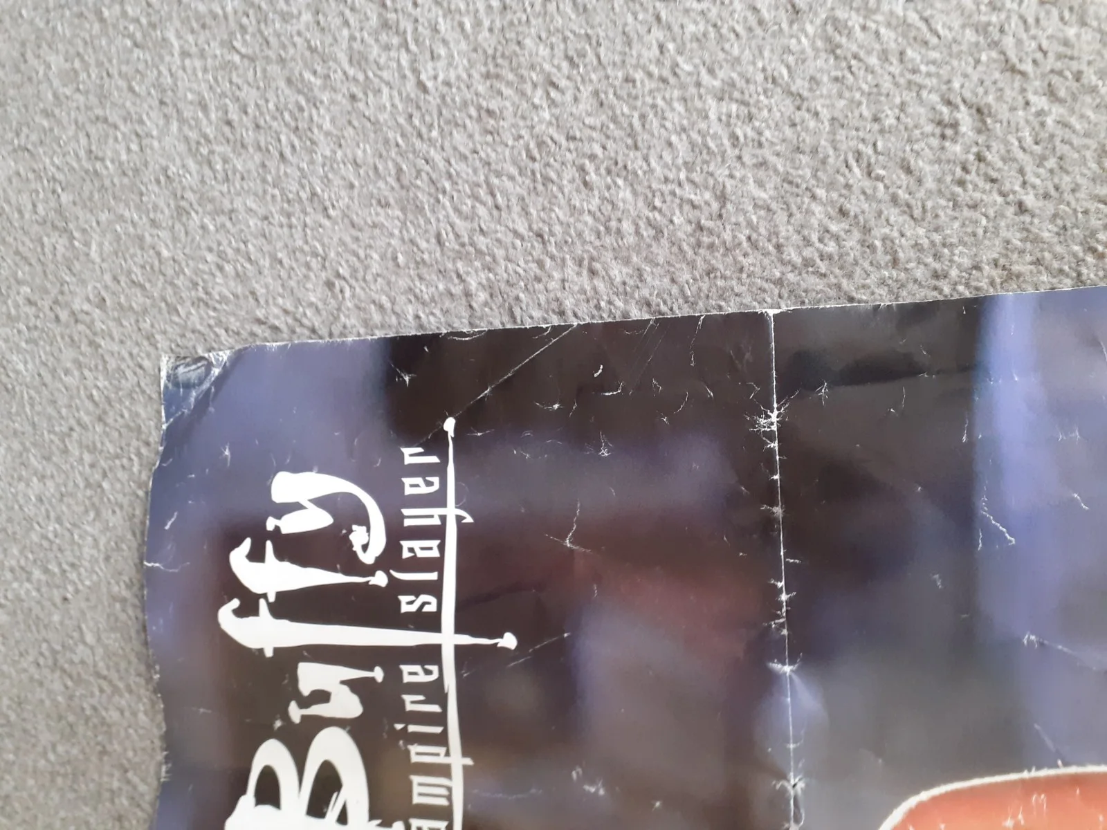 Vintage Two Sided Final Destination Film And Buffy Vampire Slayer Poster 23x34", image 5