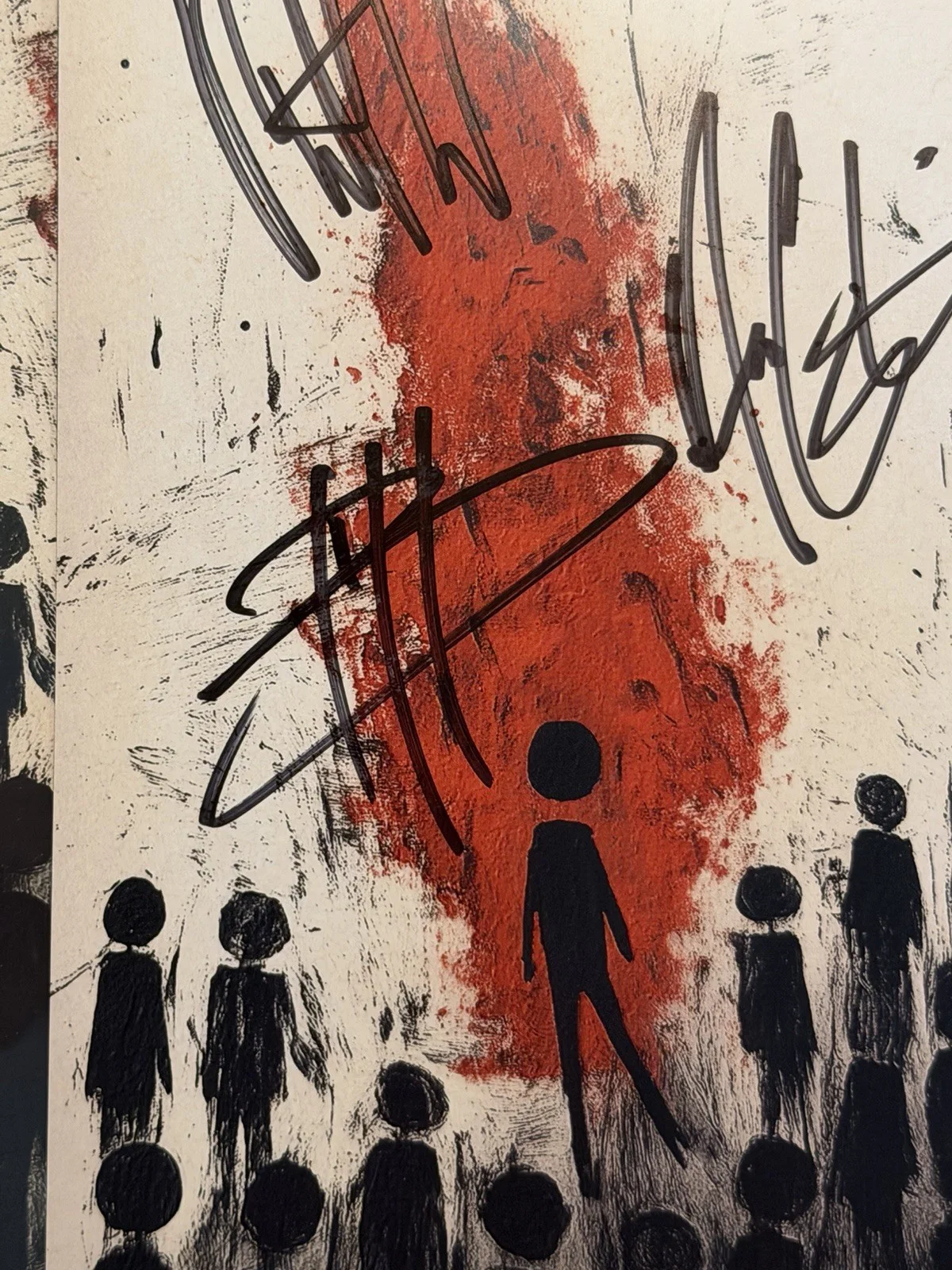 Three Days Grace AlienNation Band Signed Vinyl Exclusive 2025 AUTOGRAPH #1, image 4