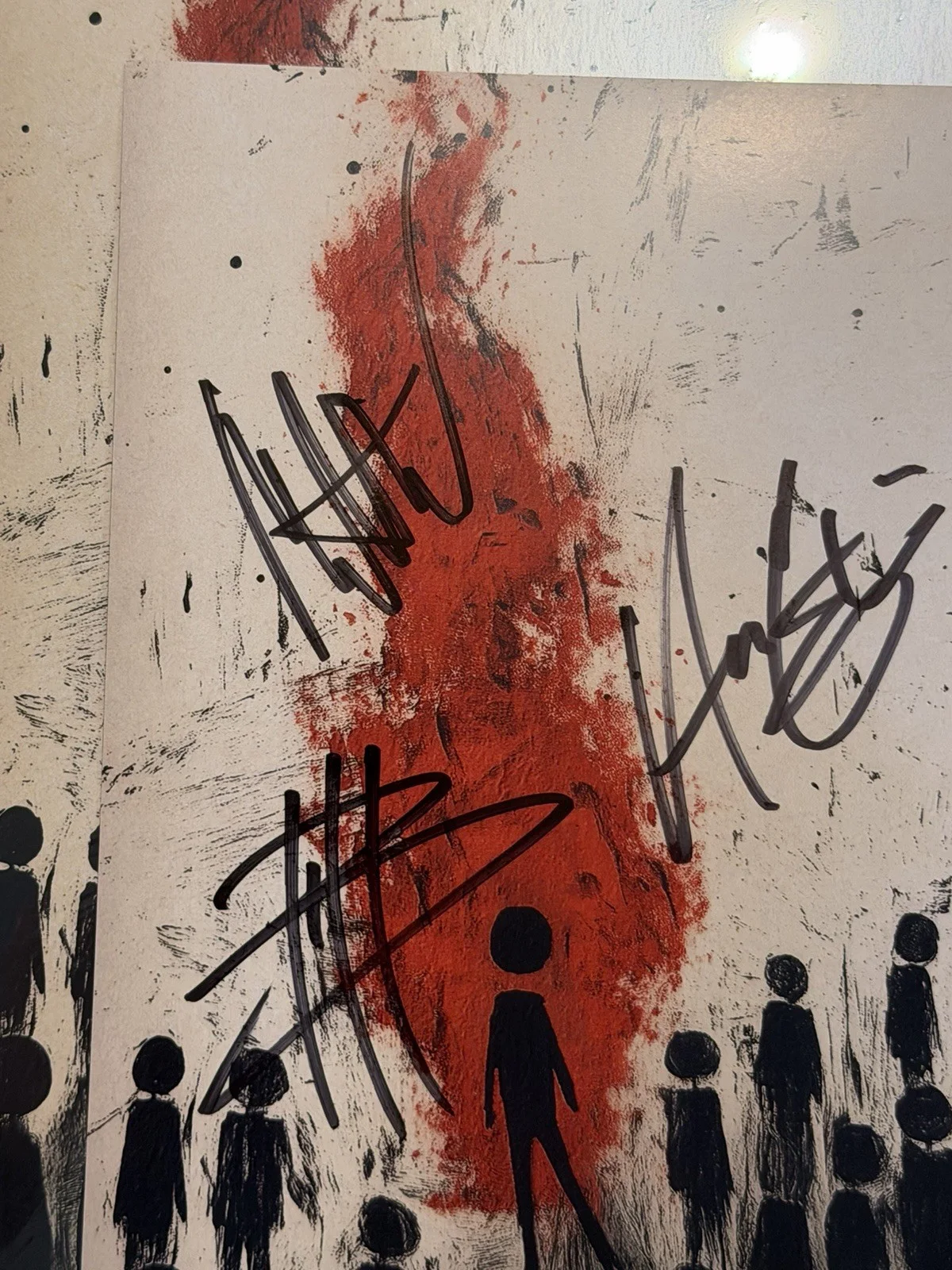 Three Days Grace AlienNation Band Signed Vinyl Exclusive 2025 AUTOGRAPH #5, image 3