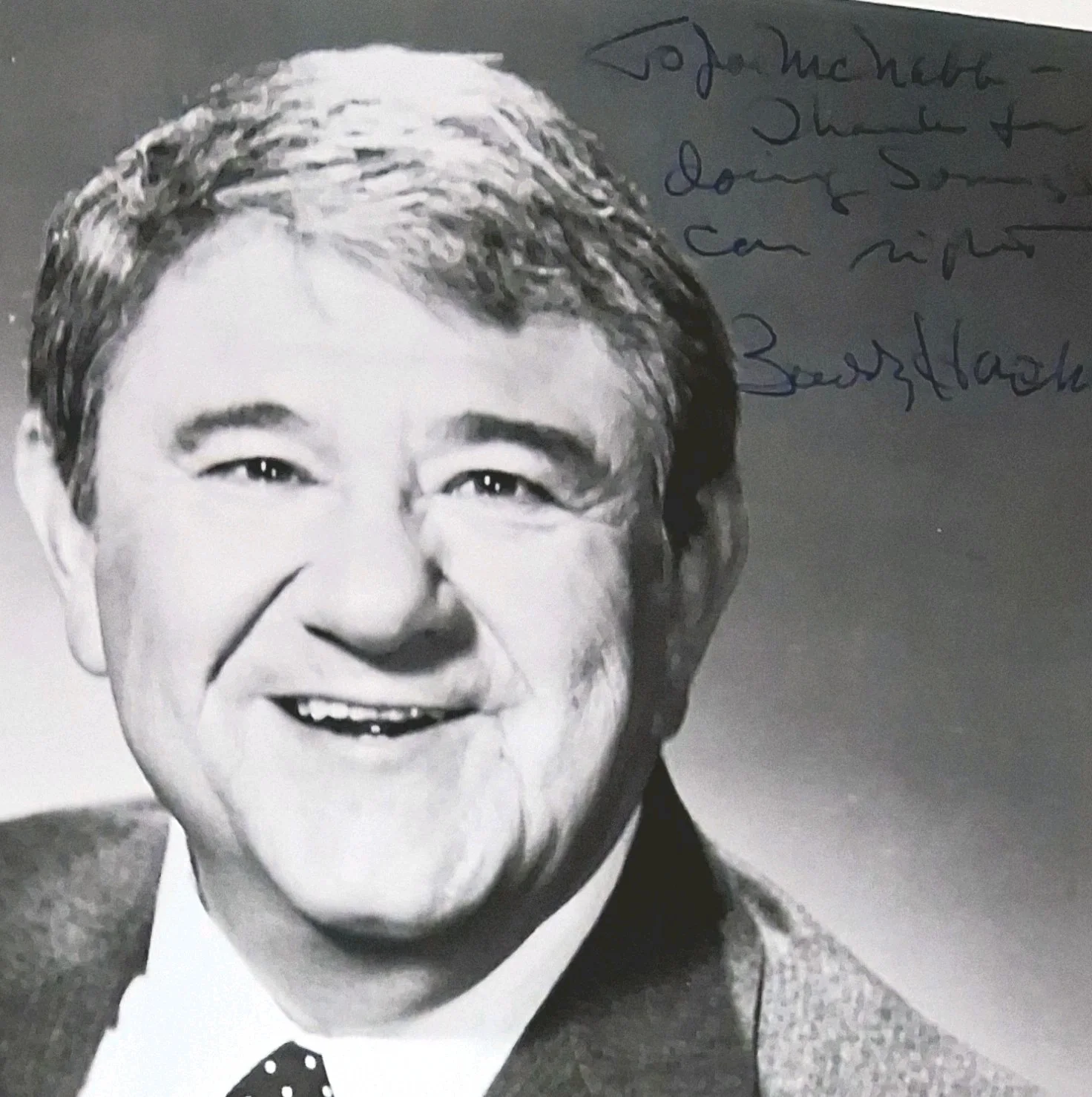 Buddy Hackett — Vintage-Buddy Hackett Autograph Signed 8x10 Comedian The Love Bug, изображение 3