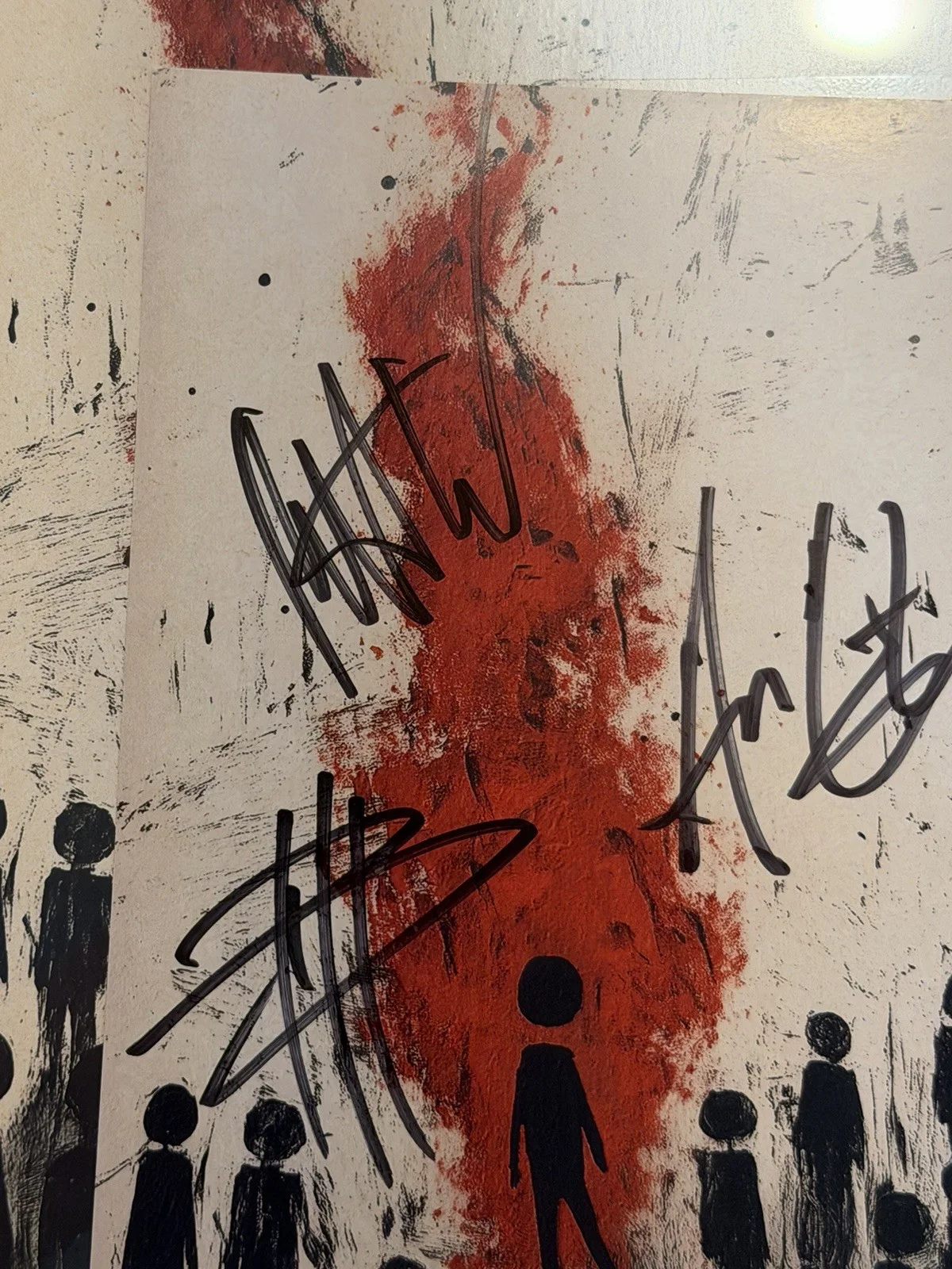 Three Days Grace AlienNation Band Signed Vinyl Exclusive 2025 AUTOGRAPH #4, image 3