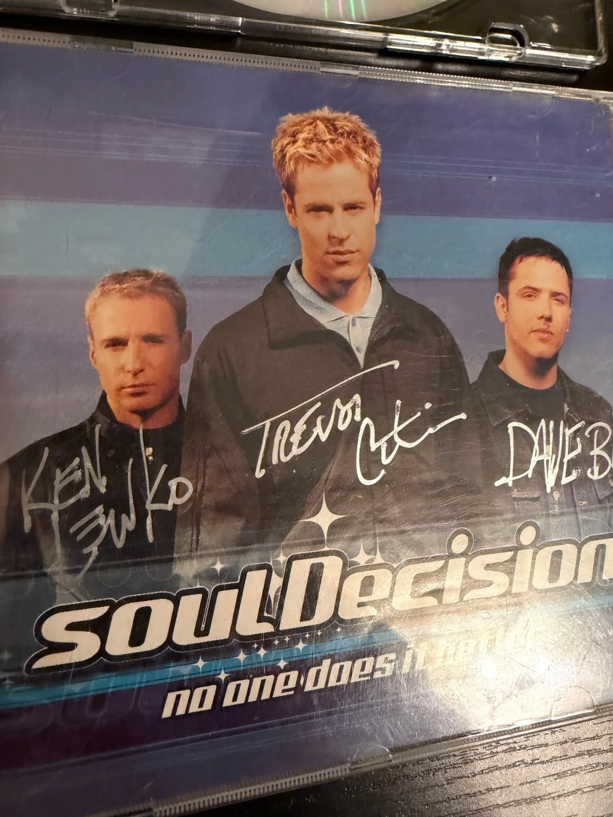 souLDecision FULLY AUTOGRAPHED CD + Promo Release disc + AAA press pass • 2000, image 2