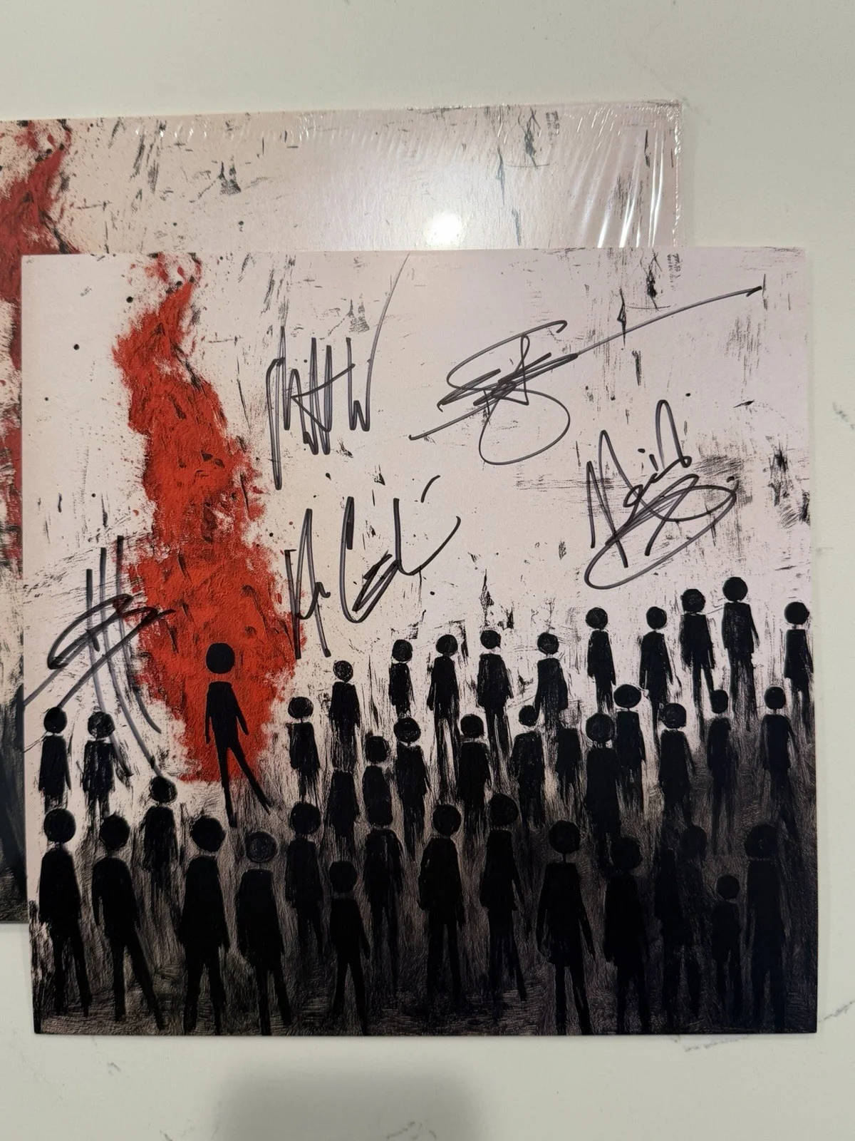 Three Days Grace AlienNation Band Signed Vinyl Exclusive 2025 AUTOGRAPH #2, image 2