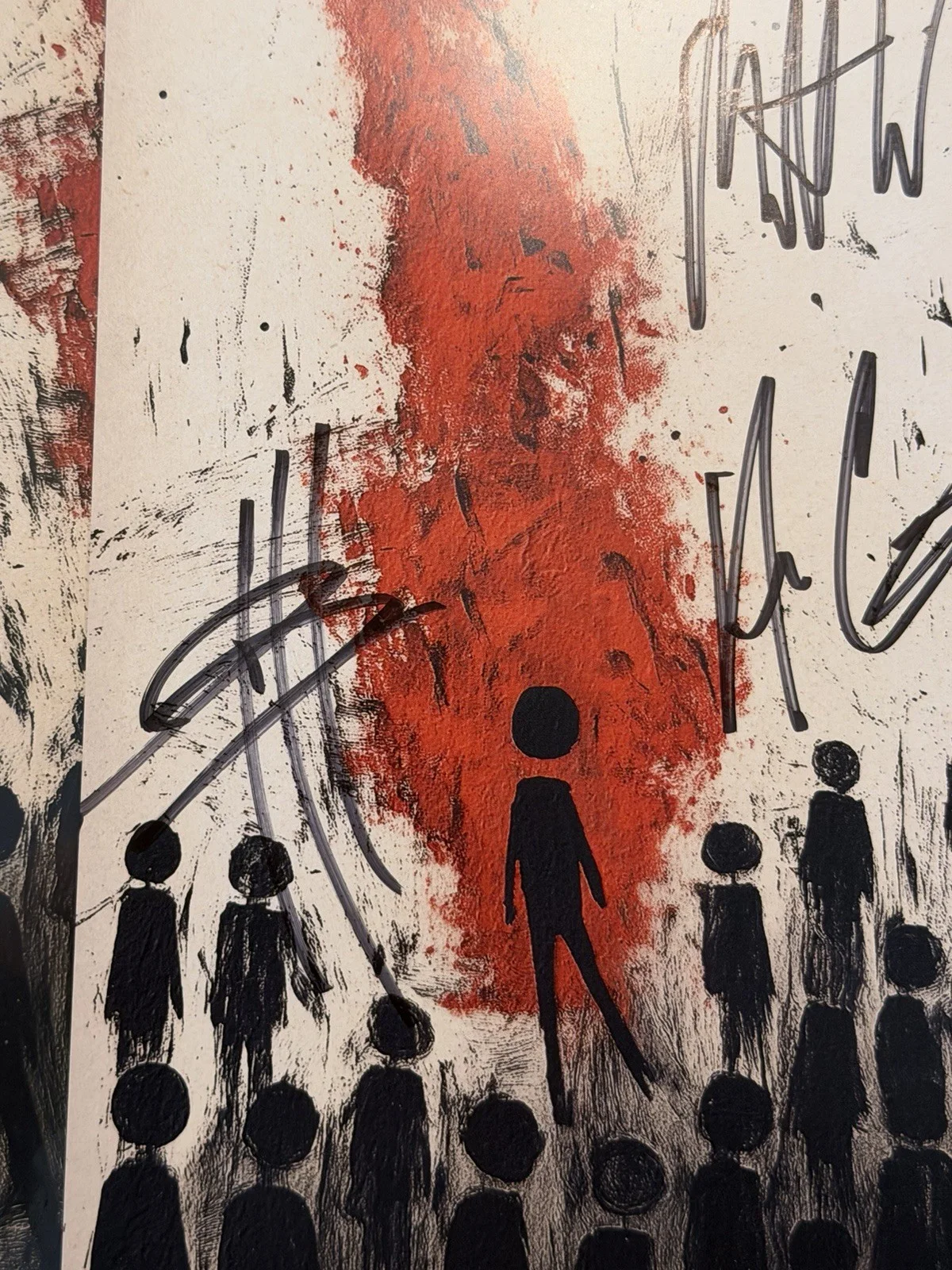 Three Days Grace AlienNation Band Signed Vinyl Exclusive 2025 AUTOGRAPH #2, image 3