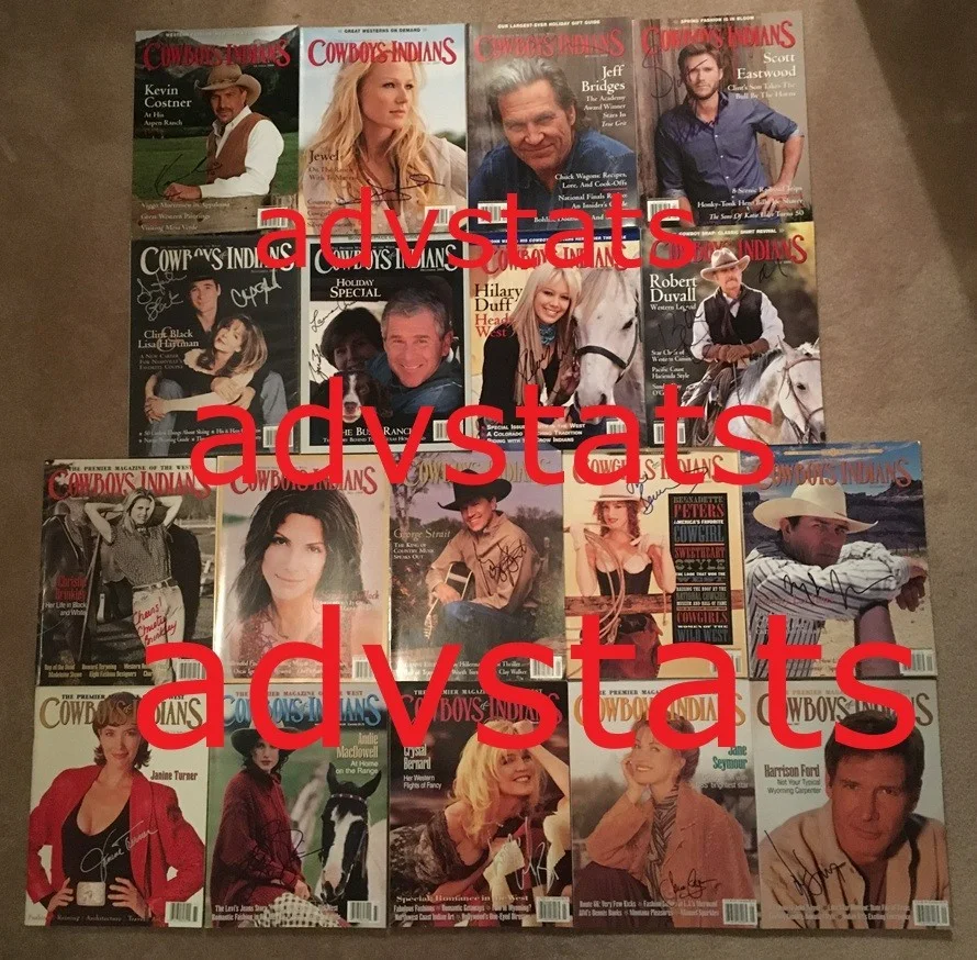 JSA authentic autograph actor ROBERT DUVALL signed Cowboys & Indians magazine nm, изображение 3