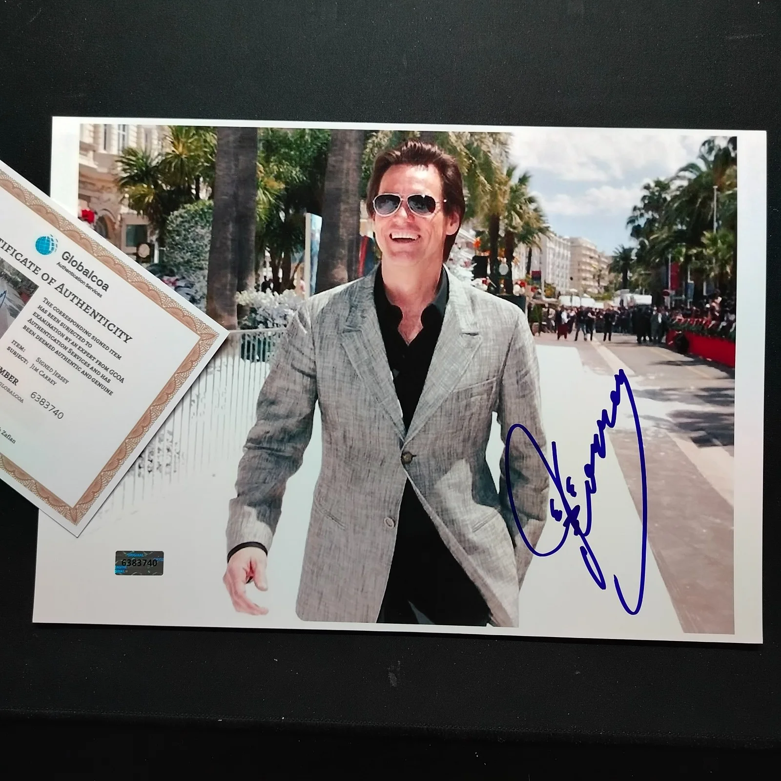 Jim Carrey Signed Autographed 8"x10" Glossy Photo With COA, изображение 2