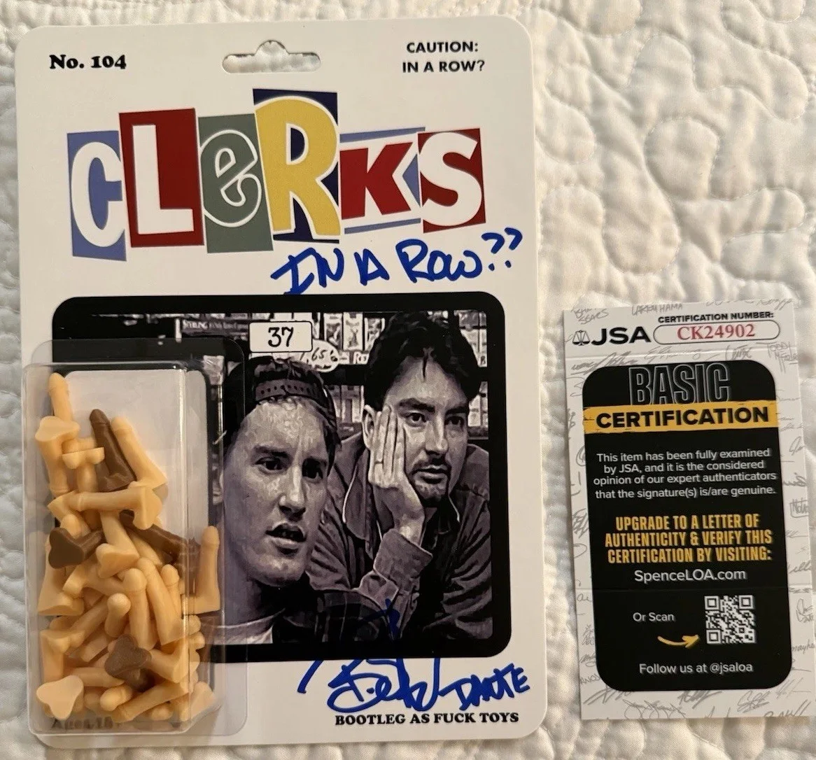 Brian O’Halloran — Clerks Dante ~ Signed Bootleg Figure ~ JSA Certified Autograph Brian O’Halloran
