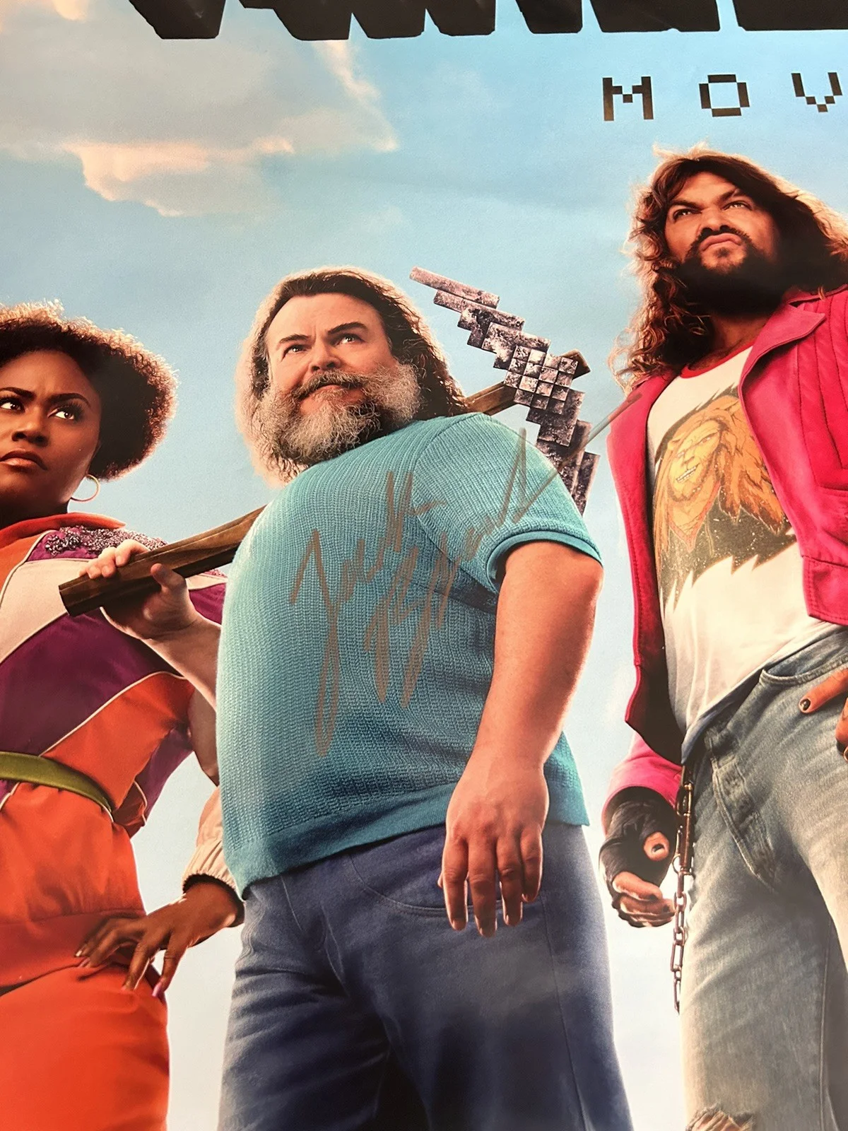 A MINECRAFT MOVIE 2025 JACK BLACK MAMOA ORIG DS OS TEASER CINEMA POSTER #2, изображение 2