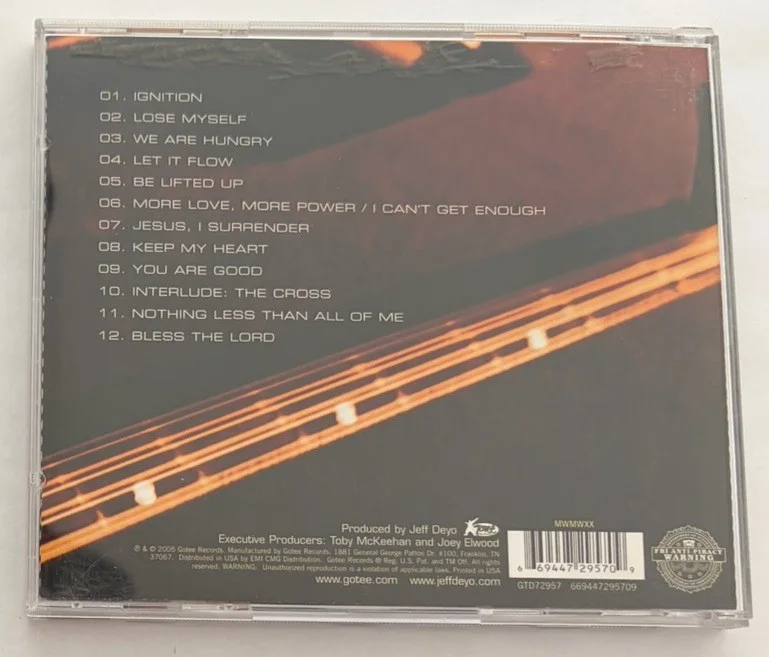 Jeff Deyo Signed Autographed CD Photo Lot Surrender Light Saturate Prerelease VG, изображение 3