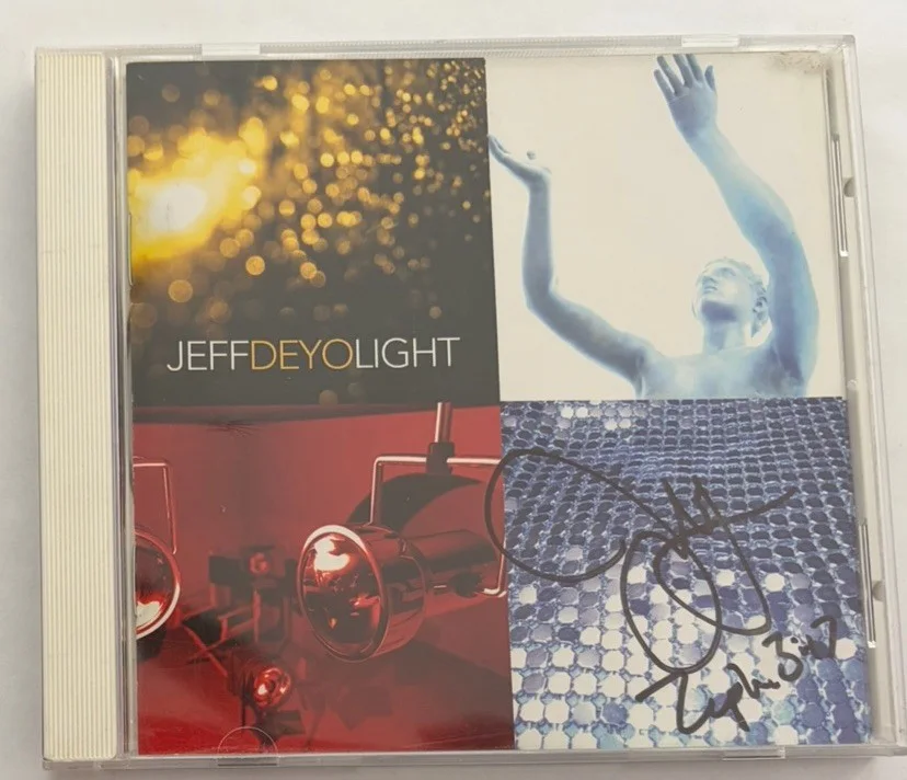 Jeff Deyo Signed Autographed CD Photo Lot Surrender Light Saturate Prerelease VG, изображение 5