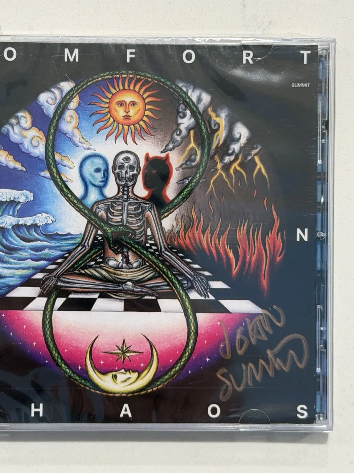 JOHN SUMMIT SIGNED Comfort in Chaos Sealed Autographed CD #1, image 2