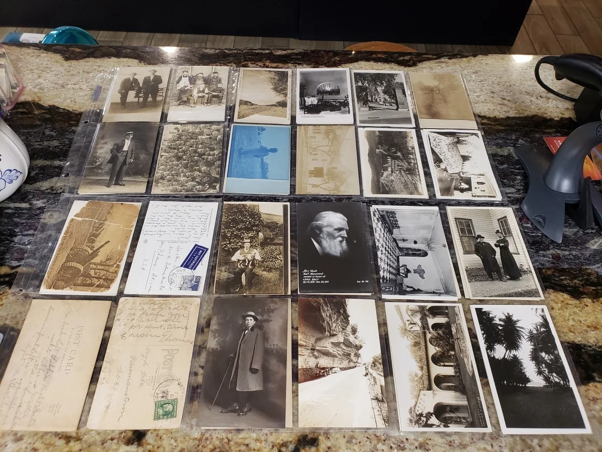 VINTAGE REAL PHOTO POSTCARD POST CARD TOTAL: 78 PC, image 2