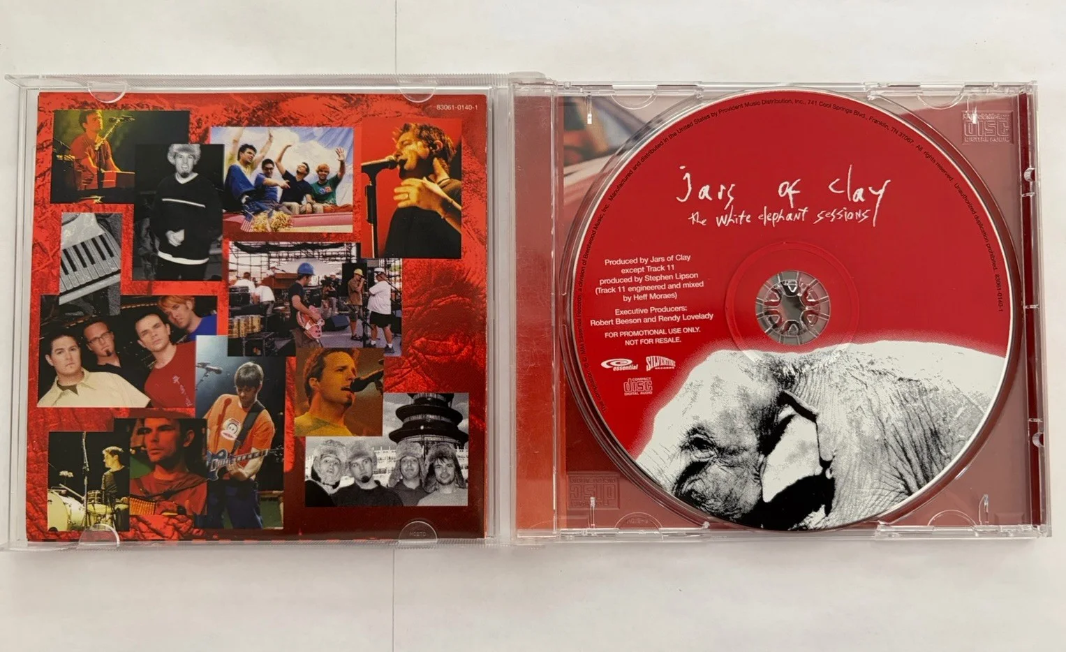 Jars Of Clay The White Elephant Sessions CD 2000 Signed Autographed Essential VG, image 3