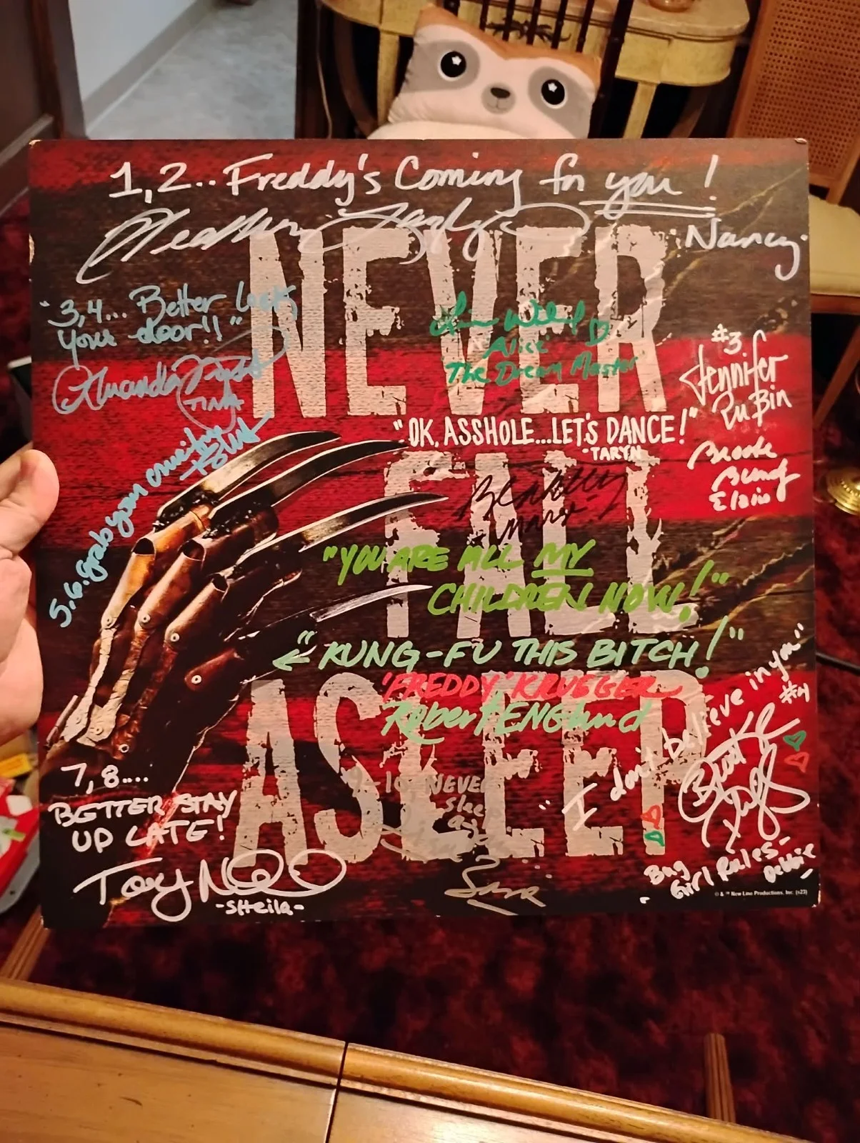 Robert Englund, Cast — Robert Englund signed freddy krueger Nightmare Elm Street Signed autographs, image 3