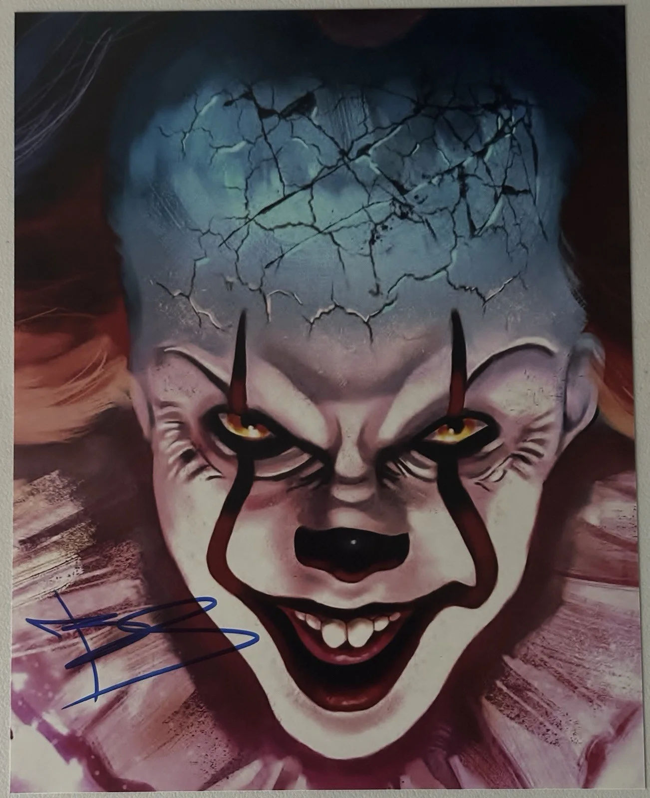 Bill Skarsgard — Bill Skarsgard Signed Photo, 8x10 With COA, It, It Welcome To Derry