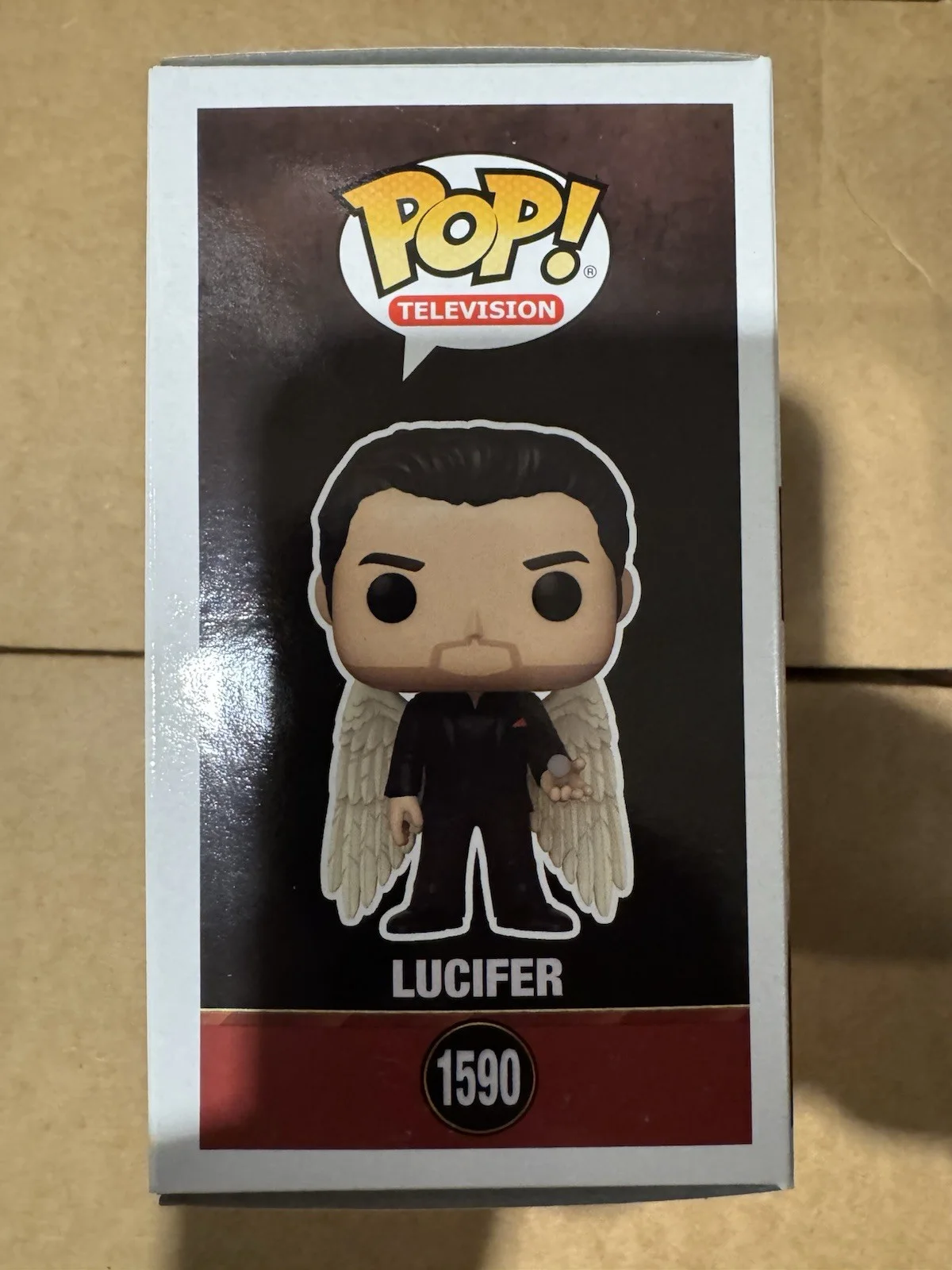 Tom Ellis signed Funko Pop Lucifer #1590 Beckett Authenticated, image 4