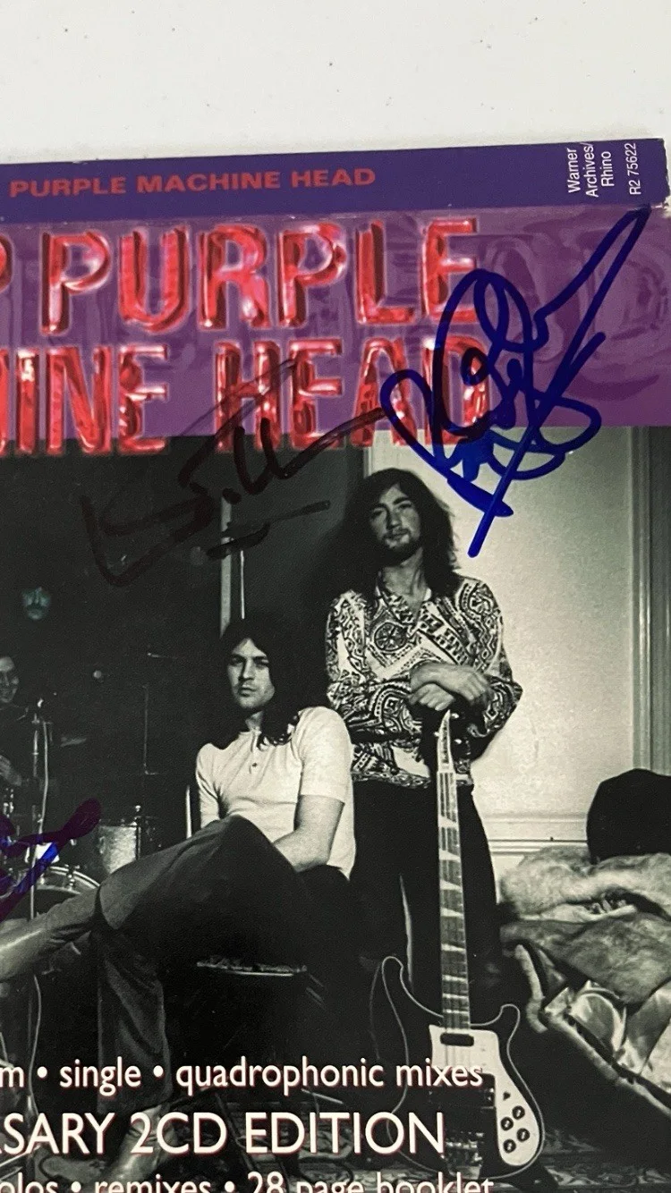 DEEP PURPLE SIGNED/AUTOGRAPHED CD BOX WITH COA, image 2