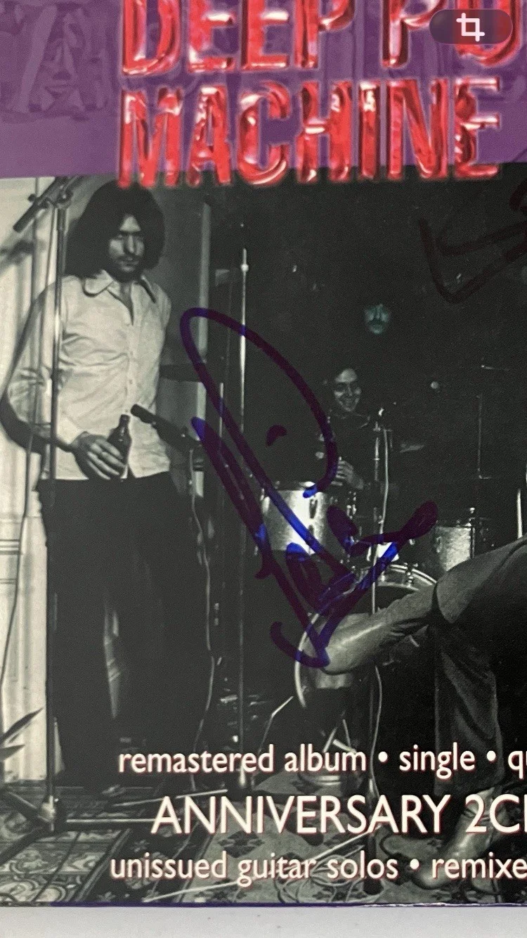 DEEP PURPLE SIGNED/AUTOGRAPHED CD BOX WITH COA, image 3