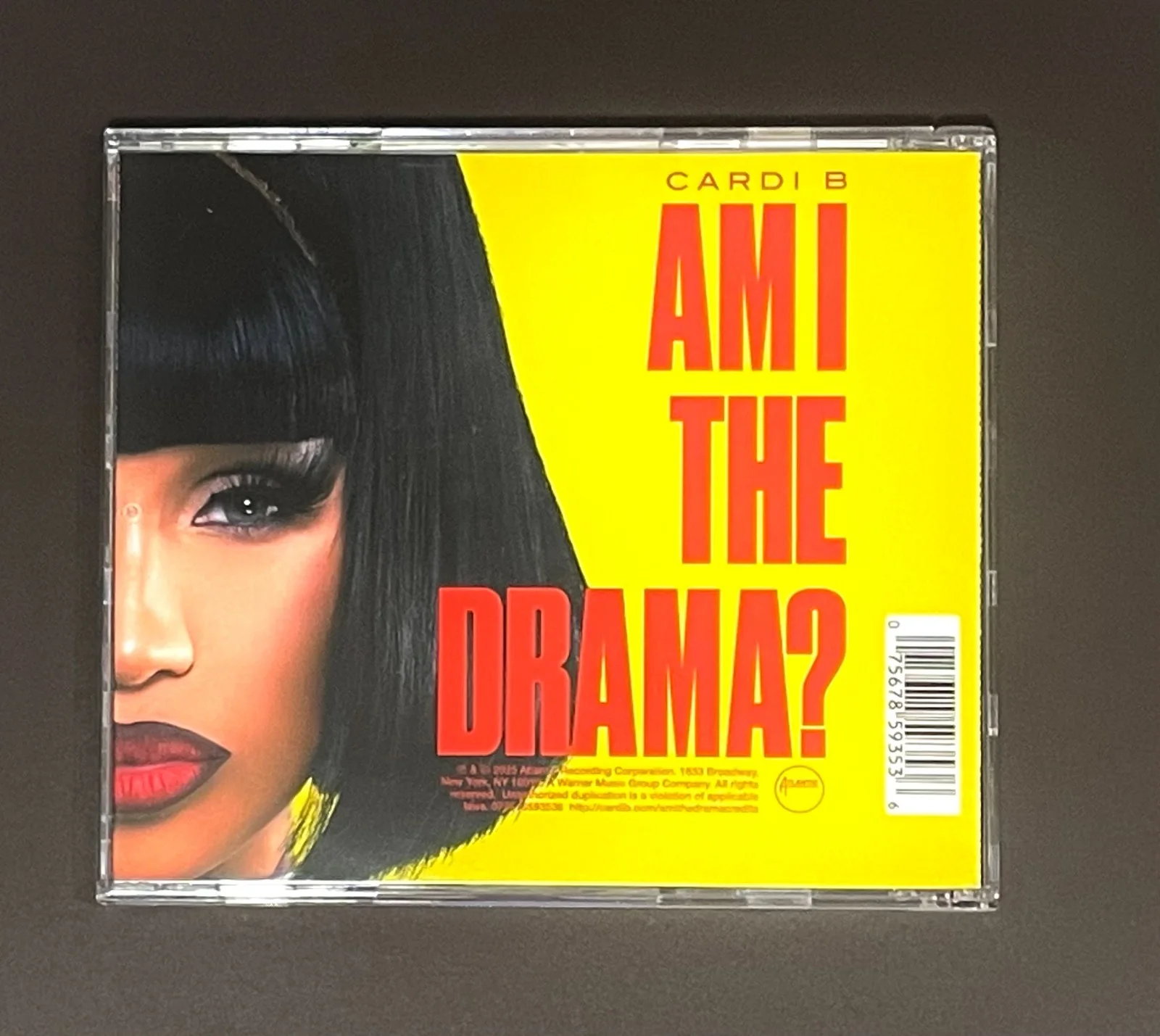 🎶💃 Cardi B Signed Am I The Drama CD – Limited Edition - Collectible RARE 💃🎶, изображение 3