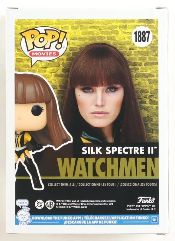 Malin Akerman Signed "Watchmen" #1887 Silk Spectre II Funko Pop! BECKETT, изображение 3