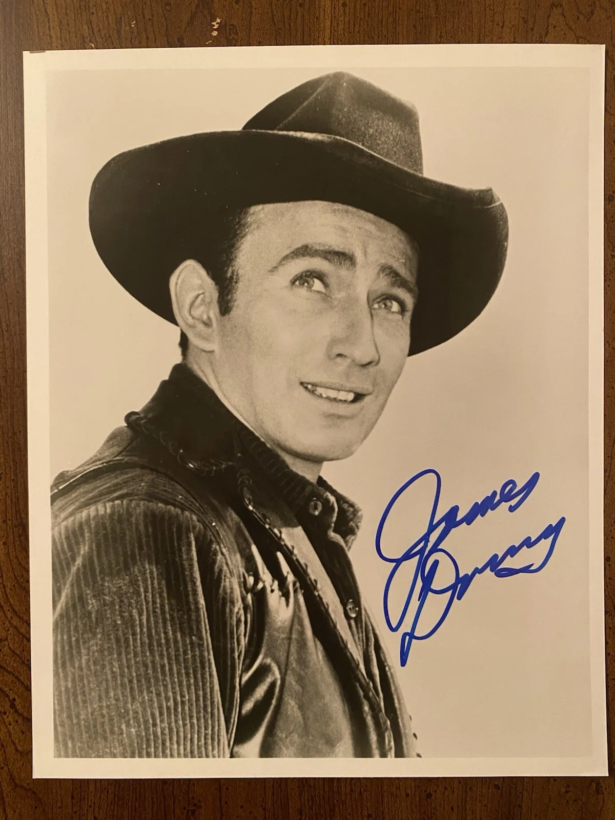 James Drury — James Drury Signed Autographed 8x10 Photo With COA The Virginian Western