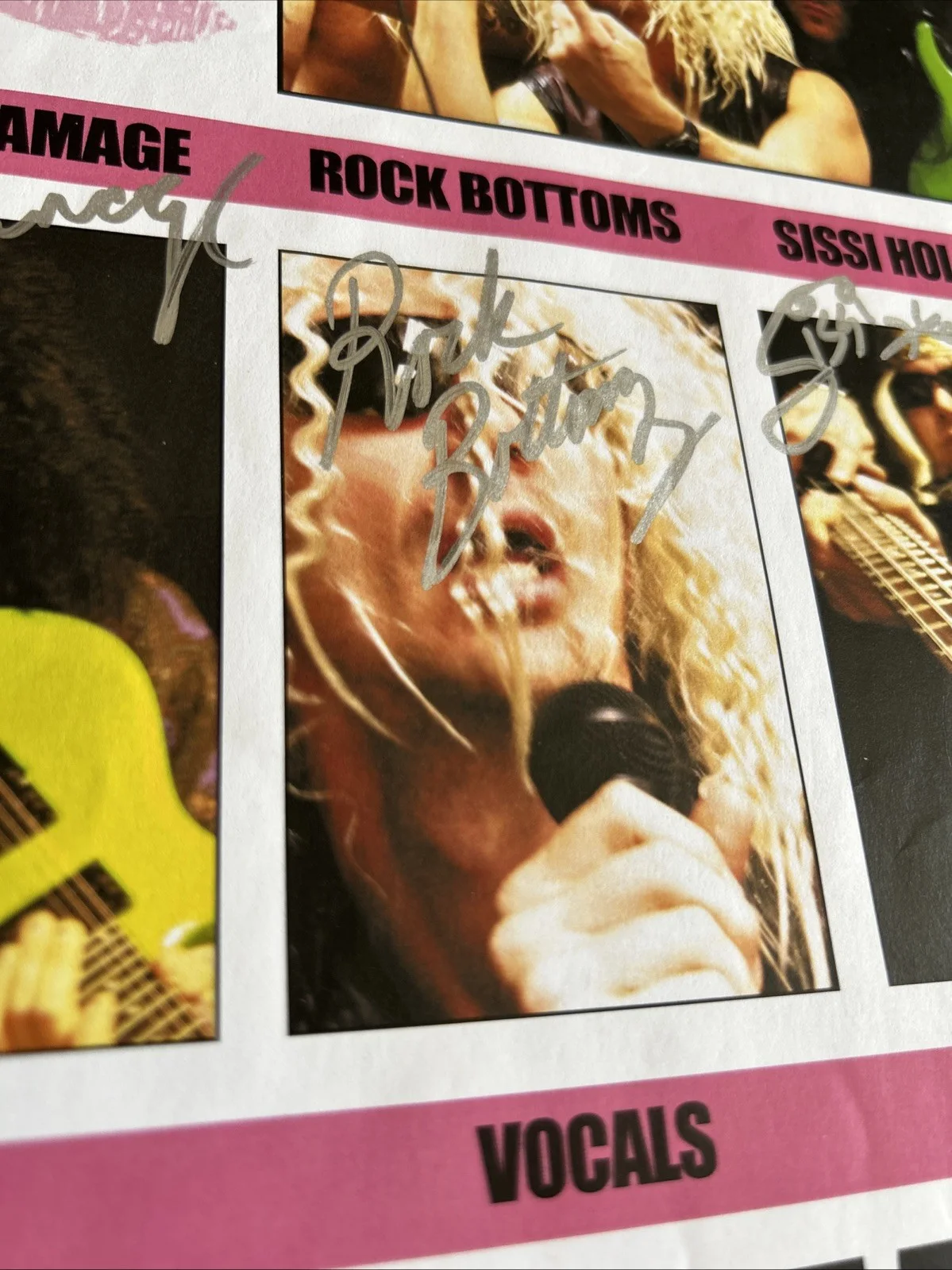 Metalicious (Hair Metal Tribute Band)Signed 2007 Concert Poster_Steel Panther, изображение 3