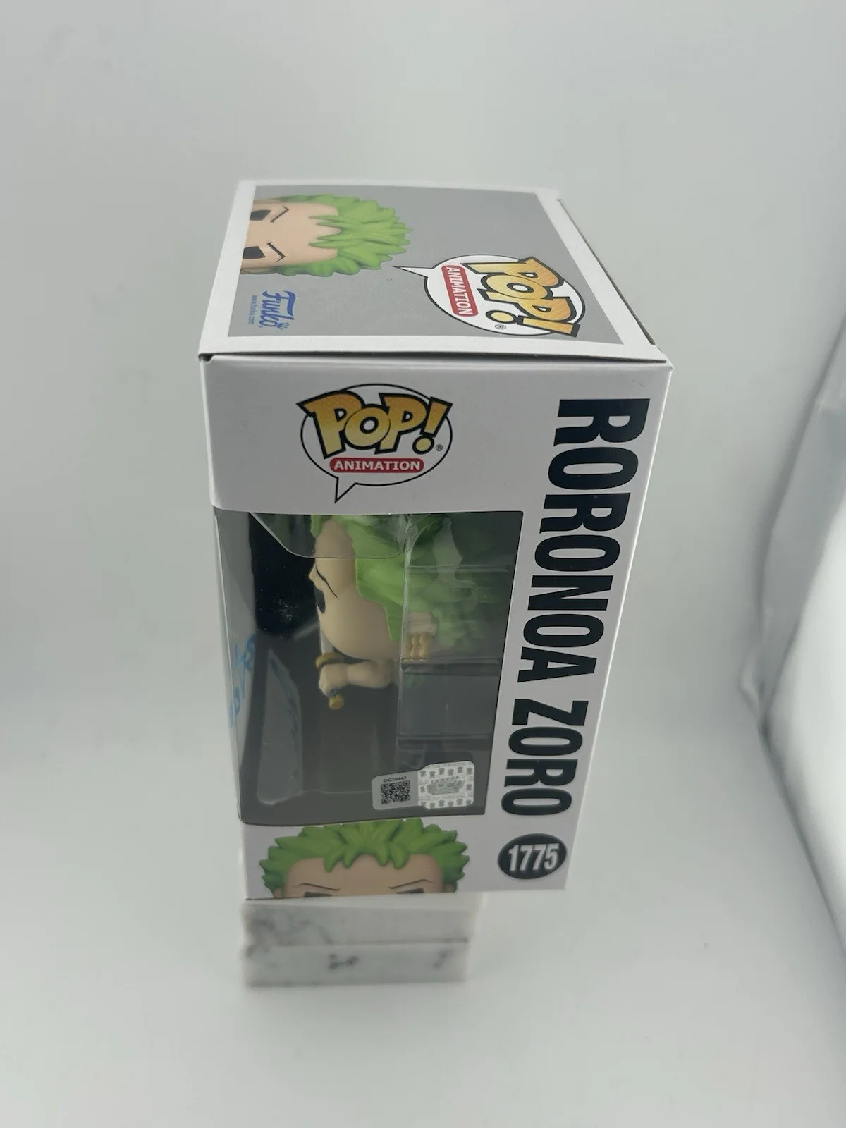 Christopher Sabat — Christopher Sabat Signed Funko One Piece Roronoa Zoro 1775 Chris Blue OC Cert 47, изображение 4