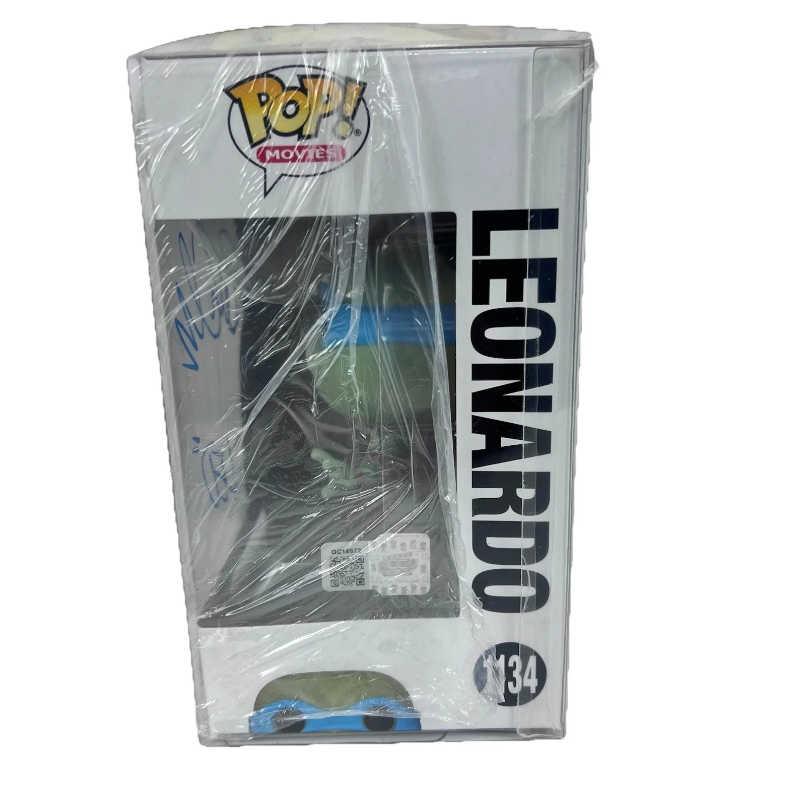 Cam Clarke — Cam Clarke Signed Funko Pop 1134 Teenage Mutant Ninja Turtles Leonardo TMNT+ COA, изображение 4