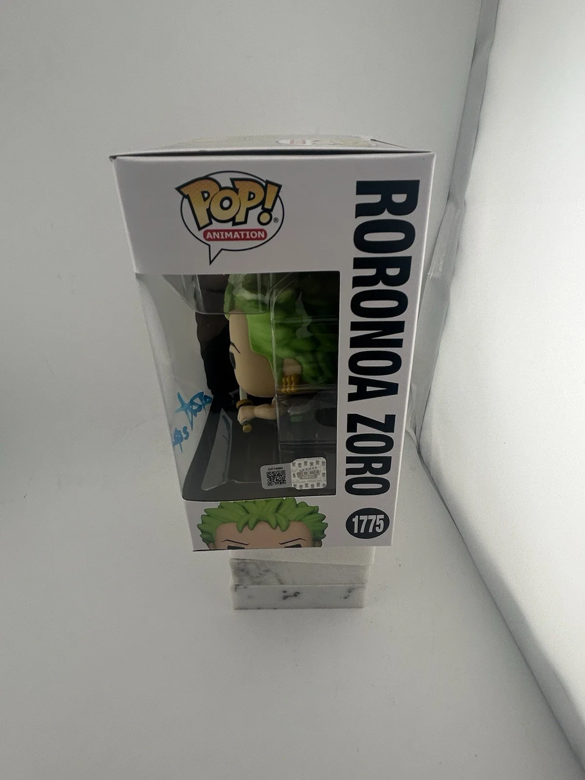 Christopher Sabat — Christopher Sabat Signed Funko One Piece Roronoa Zoro 1775 Chris Blue OC Cert 92, изображение 4